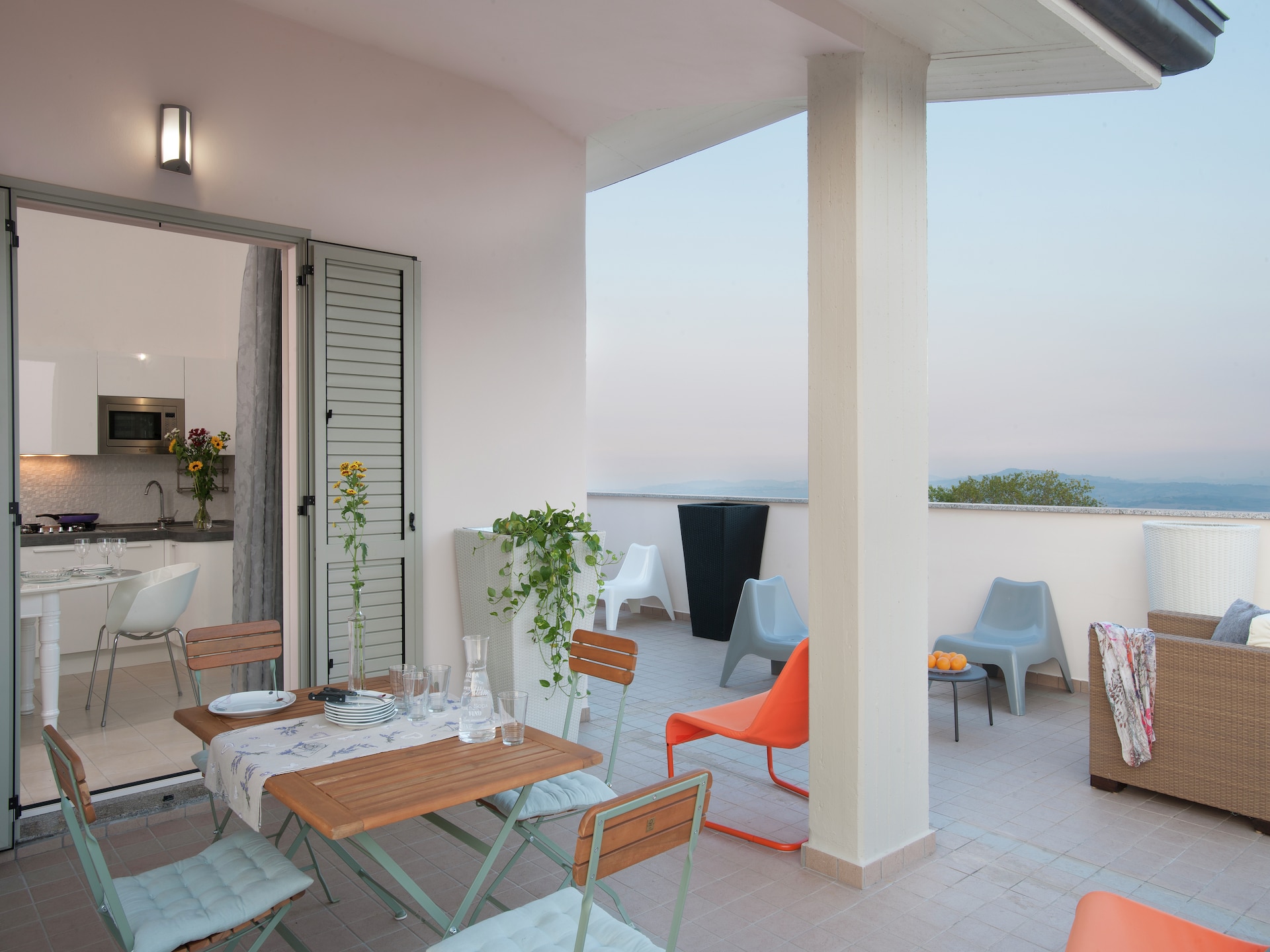 Panorama Il Tondo: Ruim appartement met zwembad en terras nabij Tavullia - foto 22