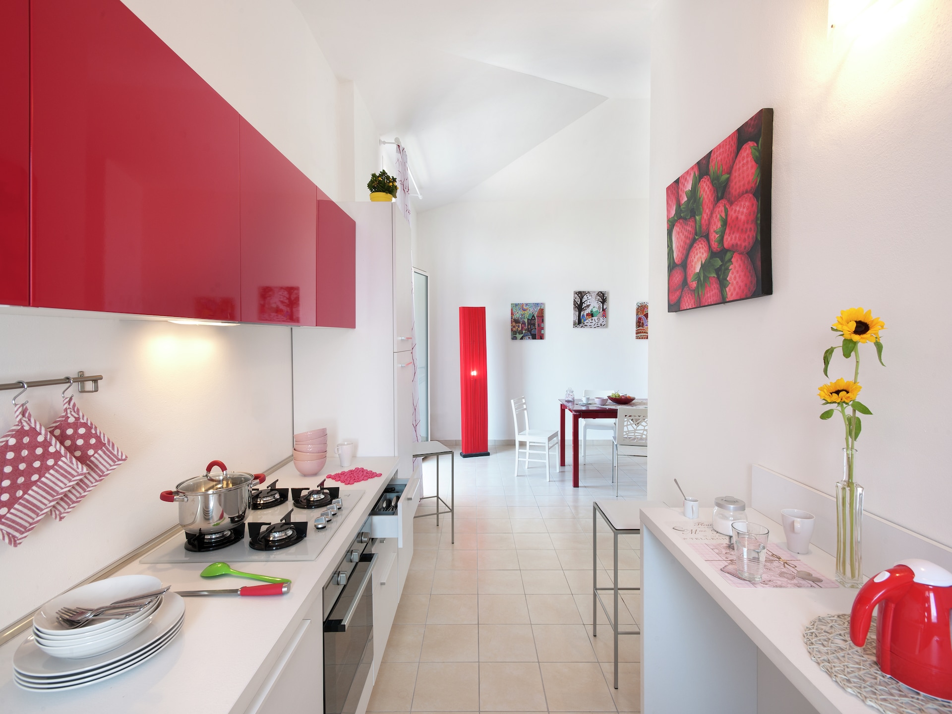 Licht appartement Panorama Il Rosso in Tavullia voor 5 personen - foto 4