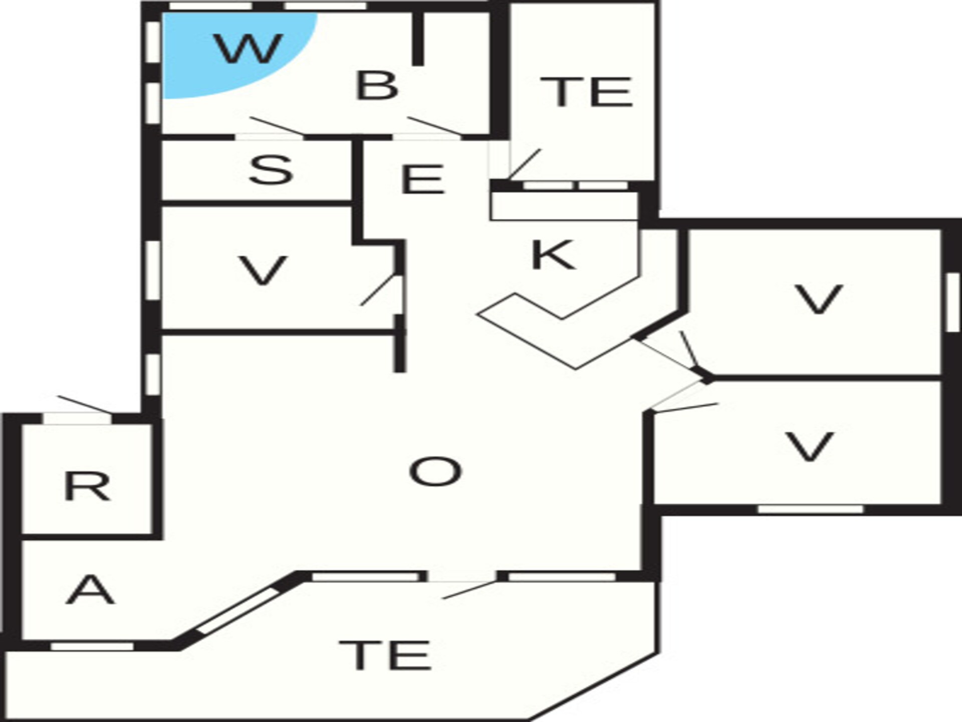 Vrijstaand vakantiehuis met sauna, whirlpool en zeezicht op 150m van strand - foto 24