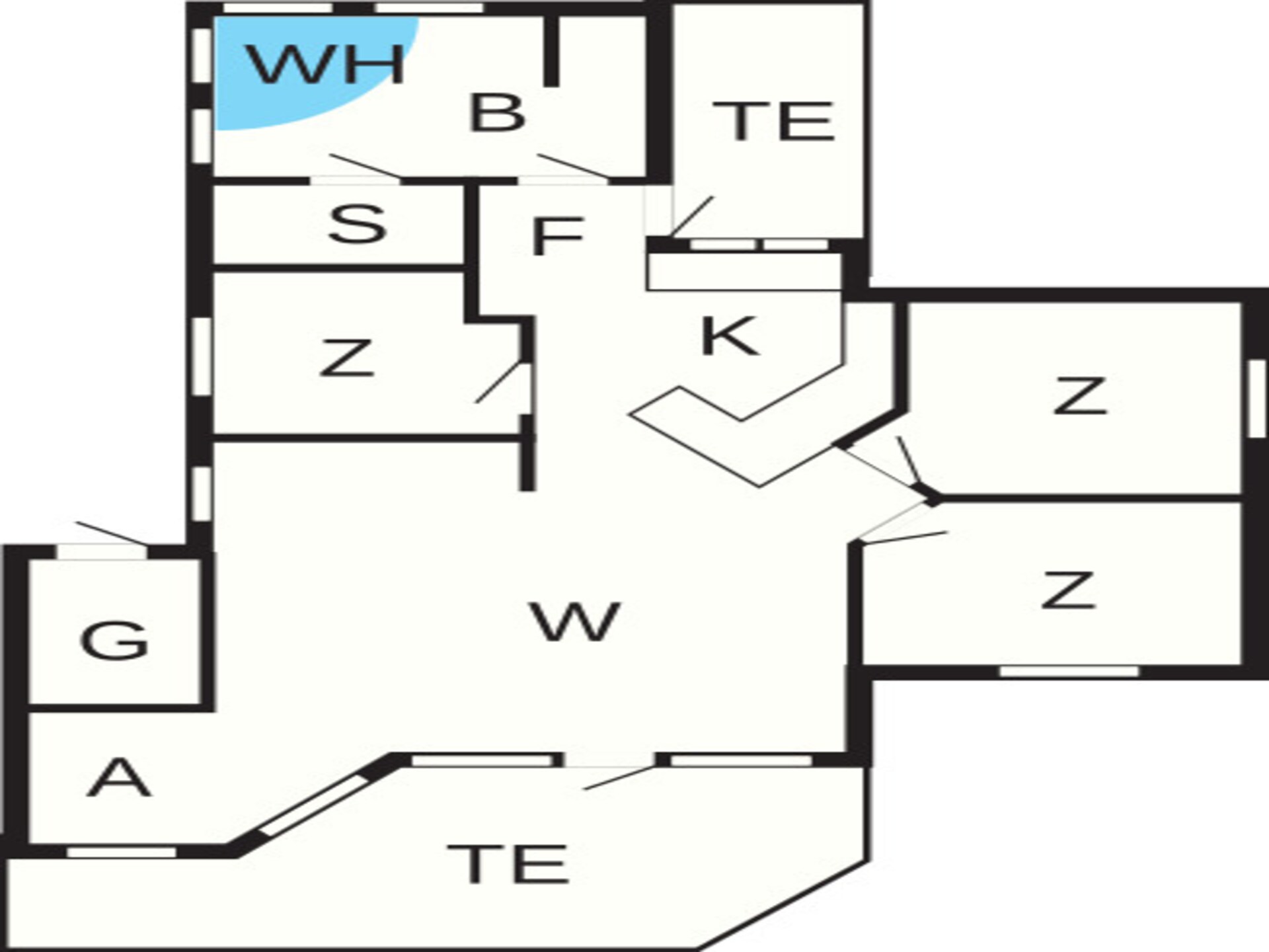 Vrijstaand vakantiehuis met sauna, whirlpool en zeezicht op 150m van strand - foto 25