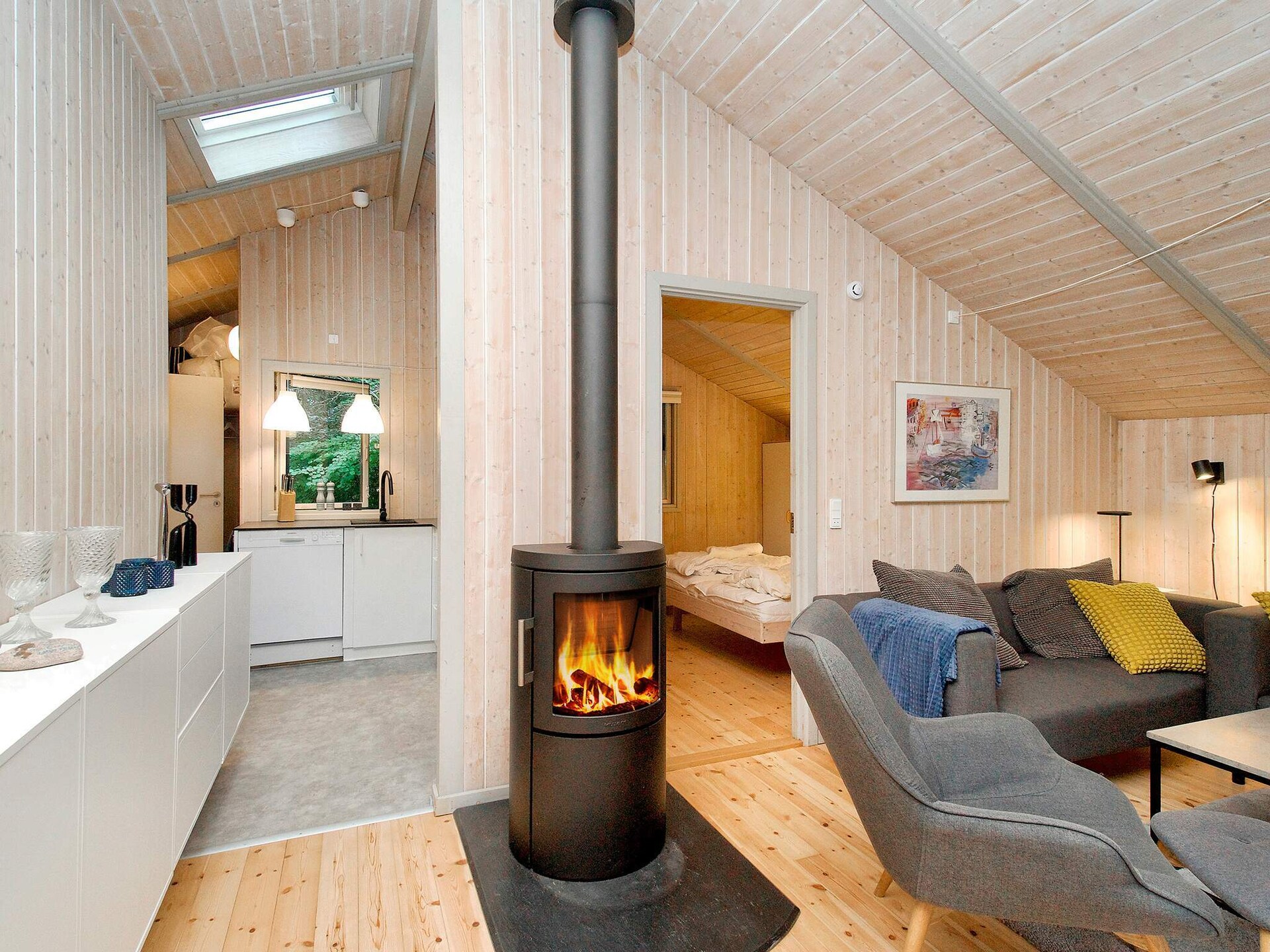 Sfeervol vakantiehuis in Melby met sauna en whirlpool voor 8 personen - foto 28