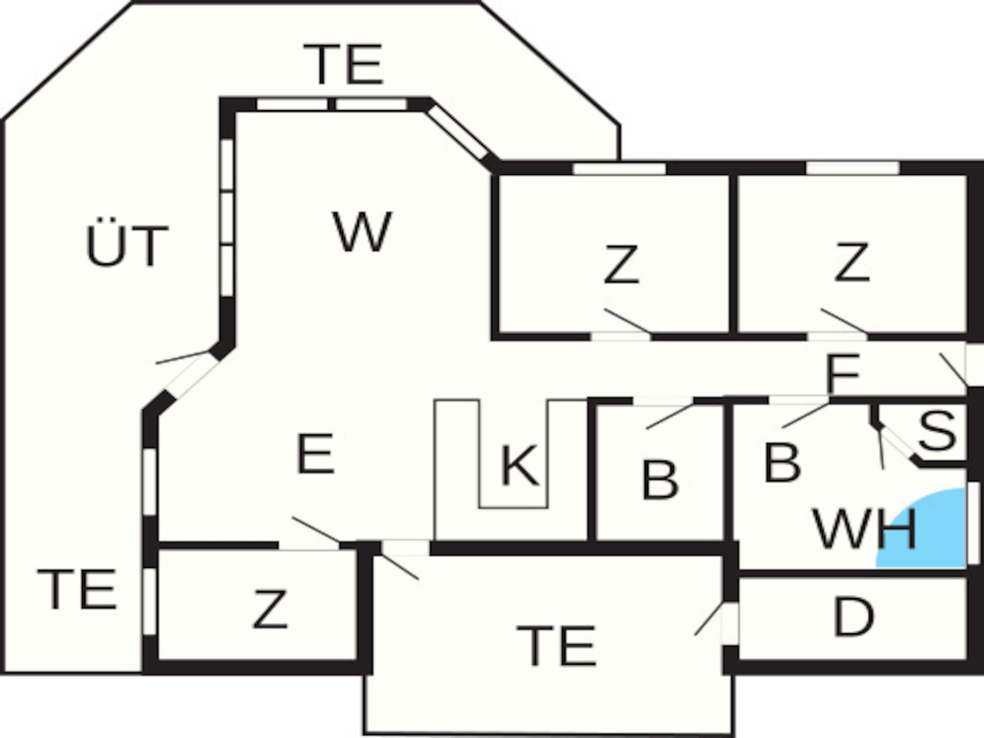 Vrijstaand vakantiehuis met sauna, whirlpool en zeezicht op 150 meter - foto 27
