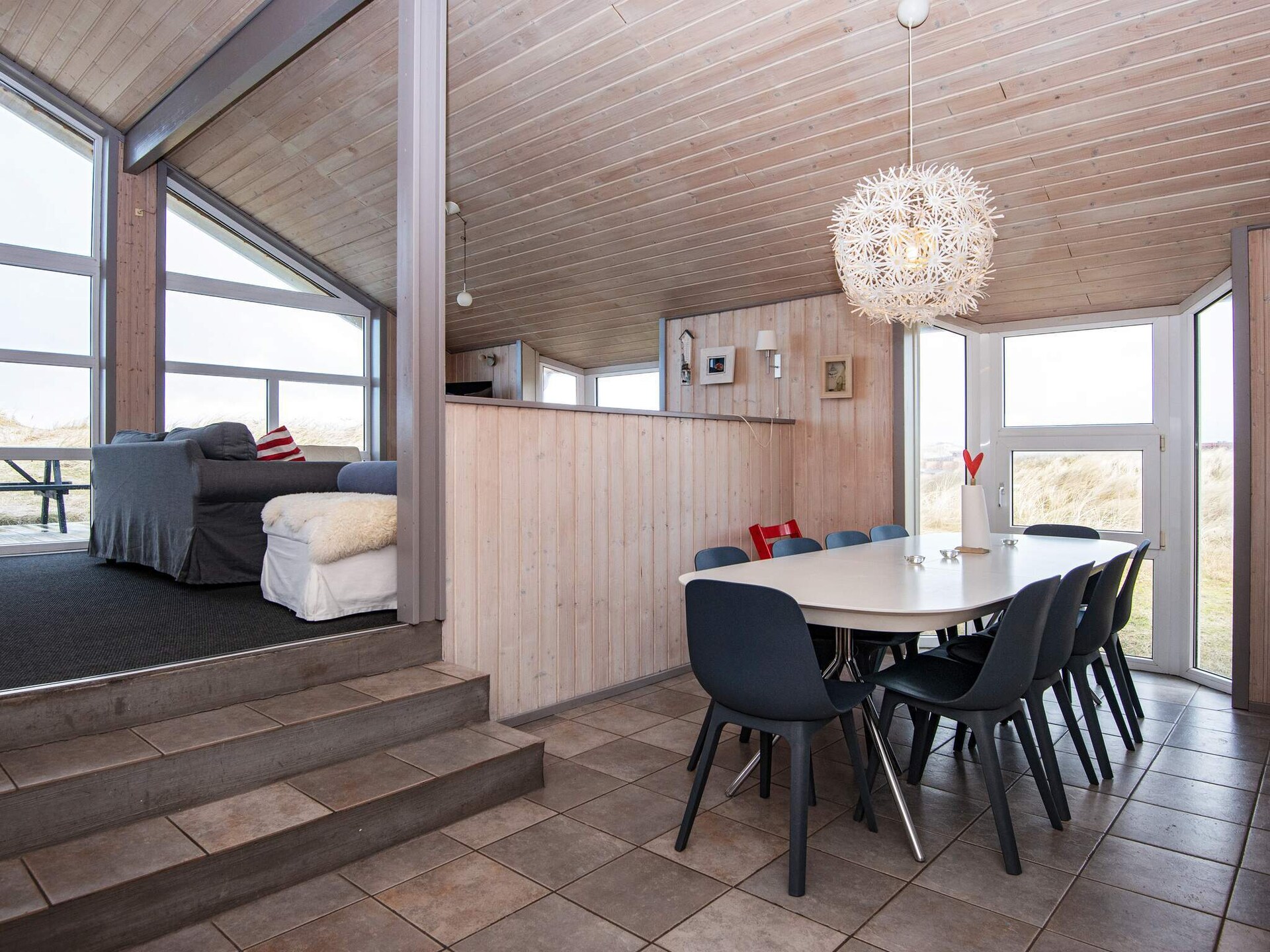 Ruim vakantiehuis in 1e duinenrij Henne met zwembad, sauna en deels zeezicht - foto 33