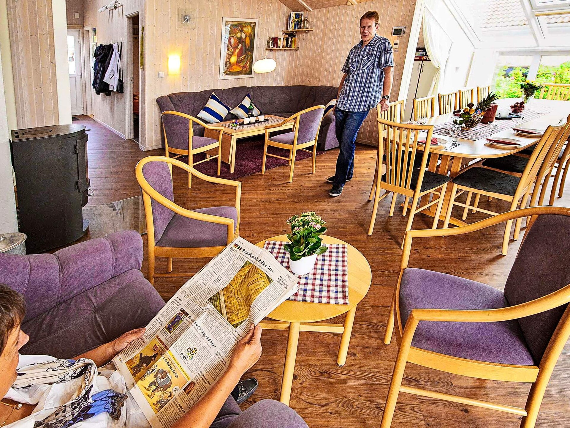 Op 1,5 km van zee: Ruim vakantiehuis in Ottendorf voor 12 personen · 135 m² - foto 31