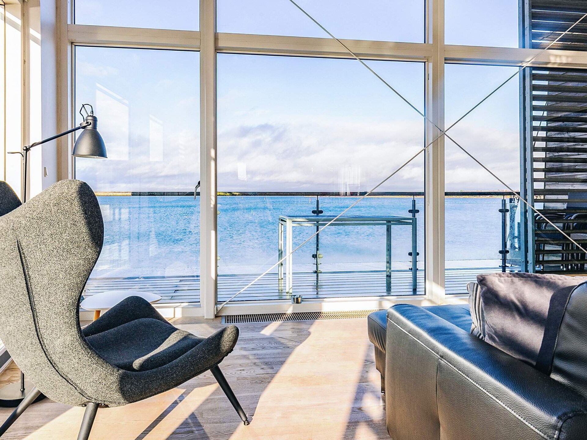 Luxe vakantiehuis met whirlpool en panoramisch uitzicht op de haven van Stege - foto 19