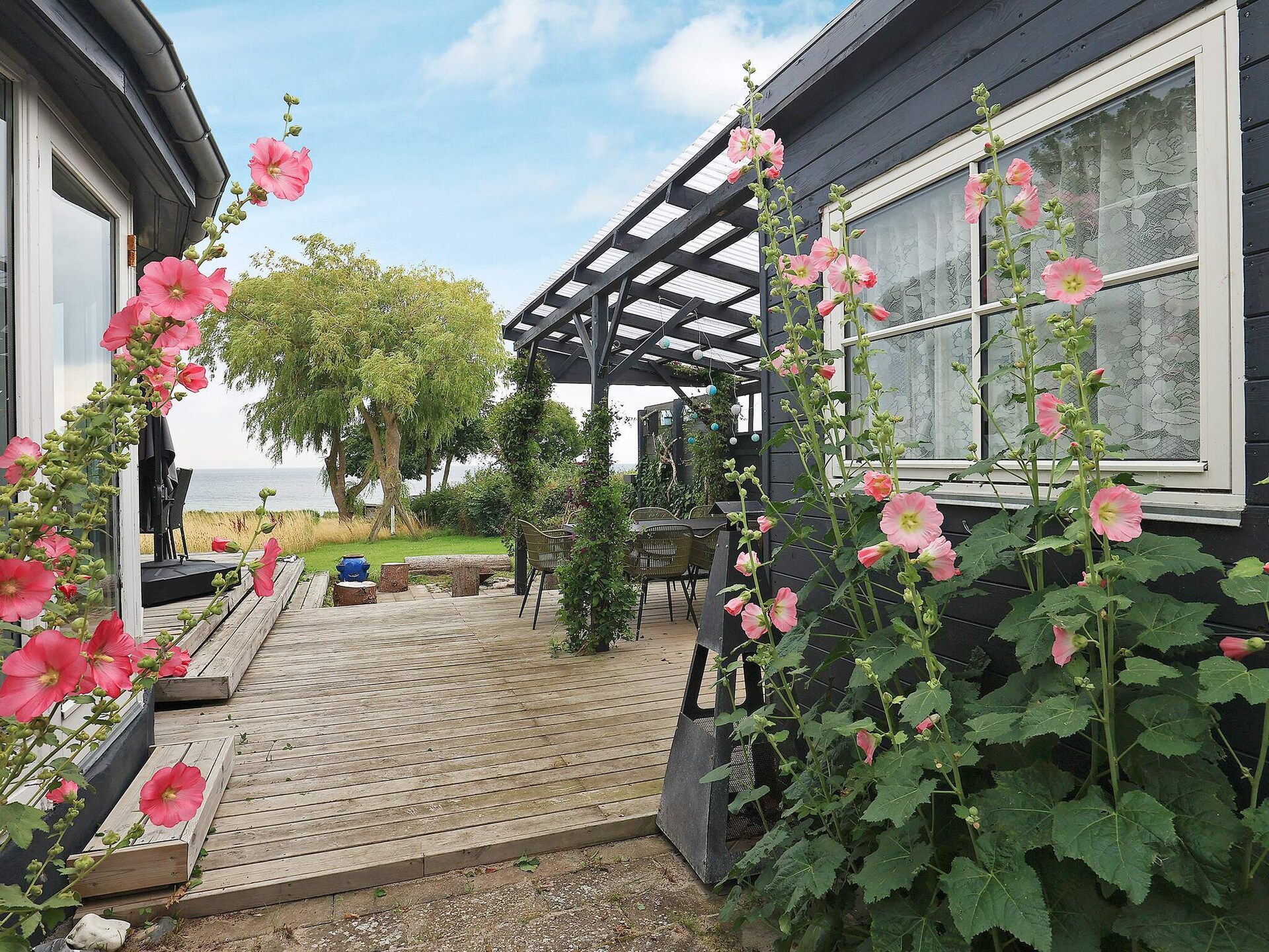 Strandvilla met whirlpool en sauna direct aan zee bij Tranekær - foto 14
