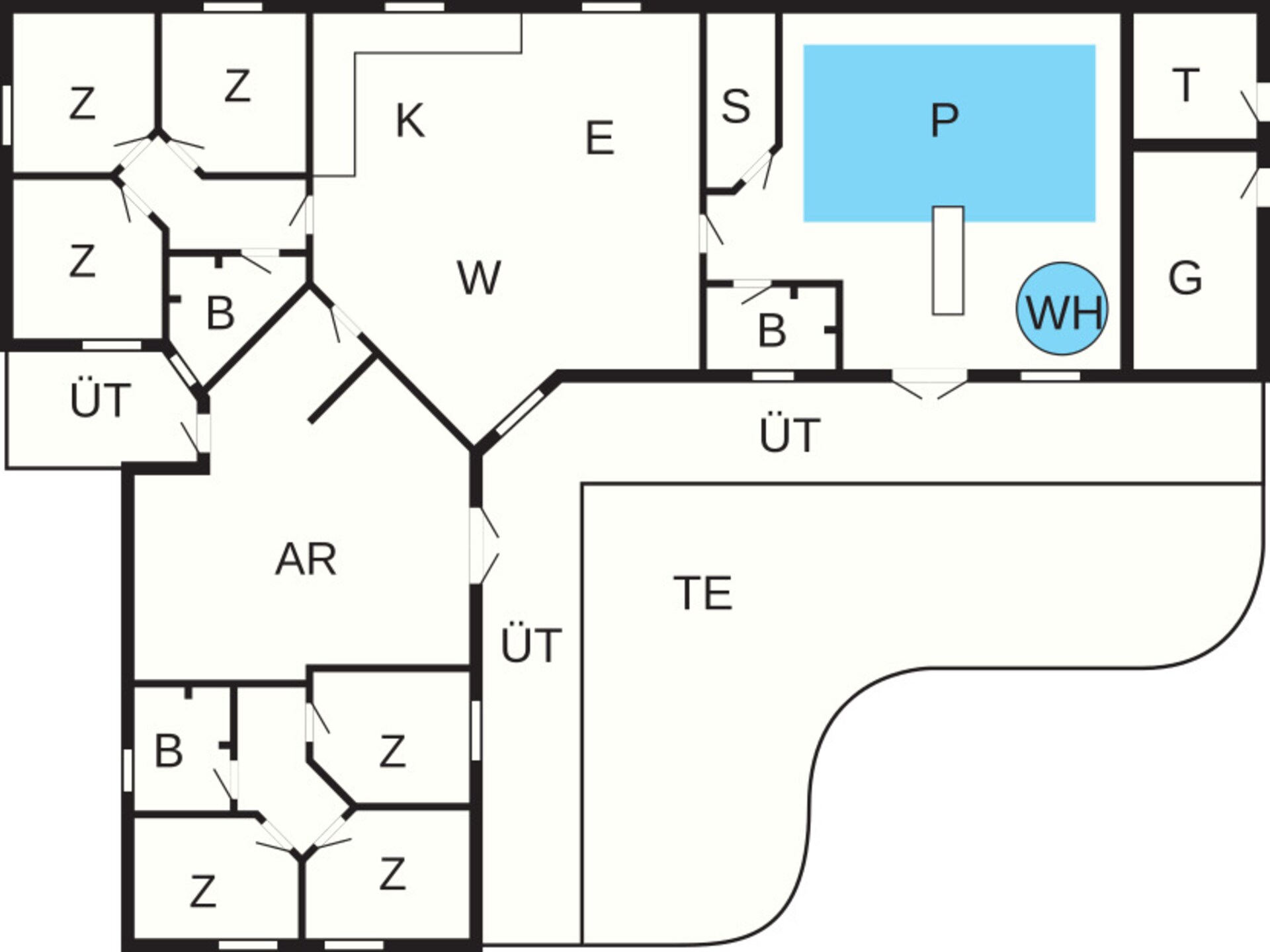 Op 900 m van zee: ruim vakantiehuis in Idestrup voor 18 personen · 257 m² - foto 82