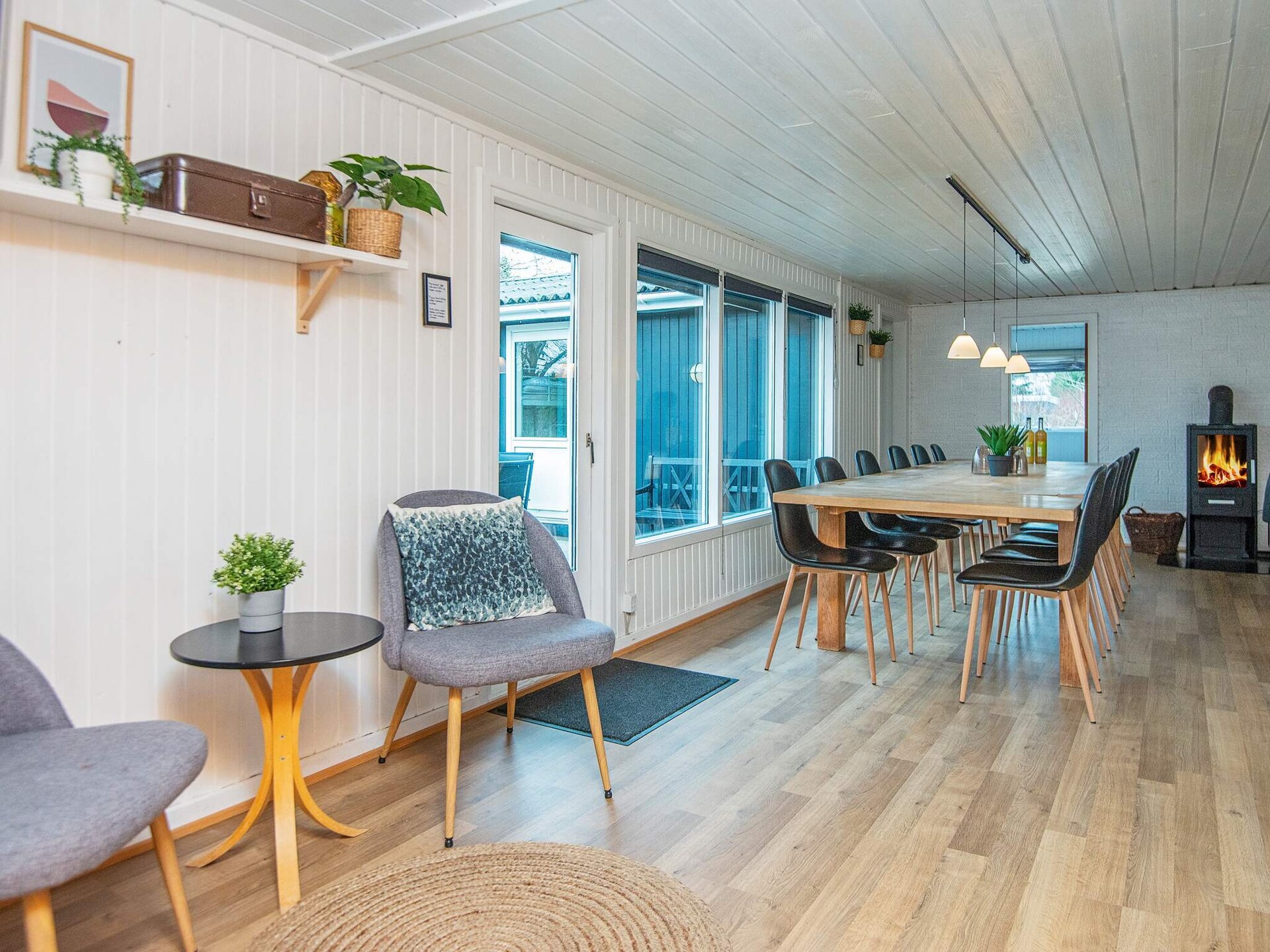 Op 300 m van zee: ruim vakantiehuis in Ørsted voor 14 personen - foto 29