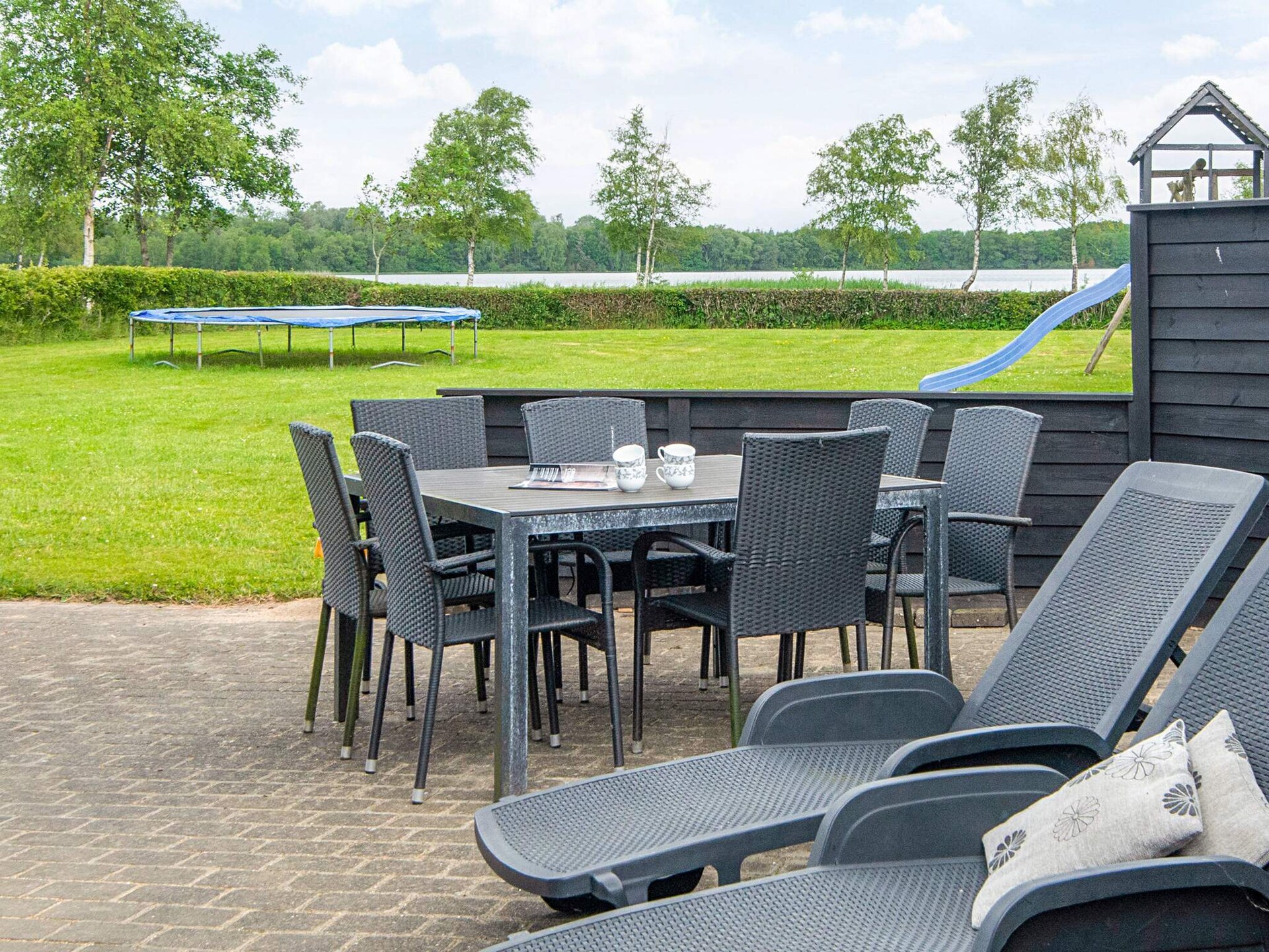 Activiteitenhuis aan het Kvie Meer met whirlpool, stoomcabine en panoramisch uitzicht - foto 7