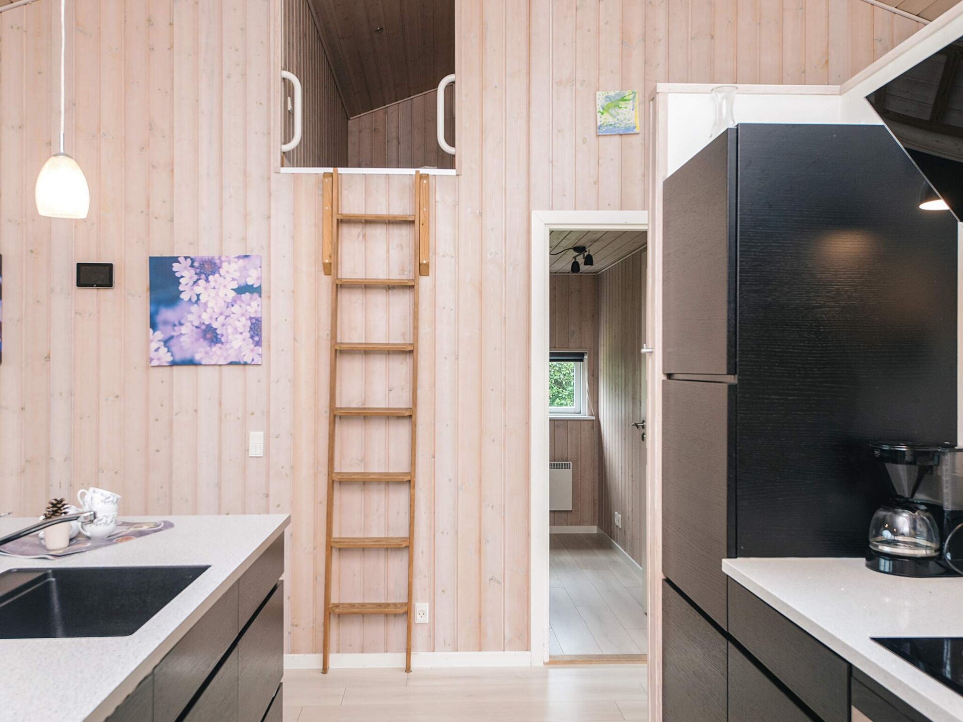 Activiteitenhuis aan het Kvie Meer met whirlpool, stoomcabine en panoramisch uitzicht - foto 21