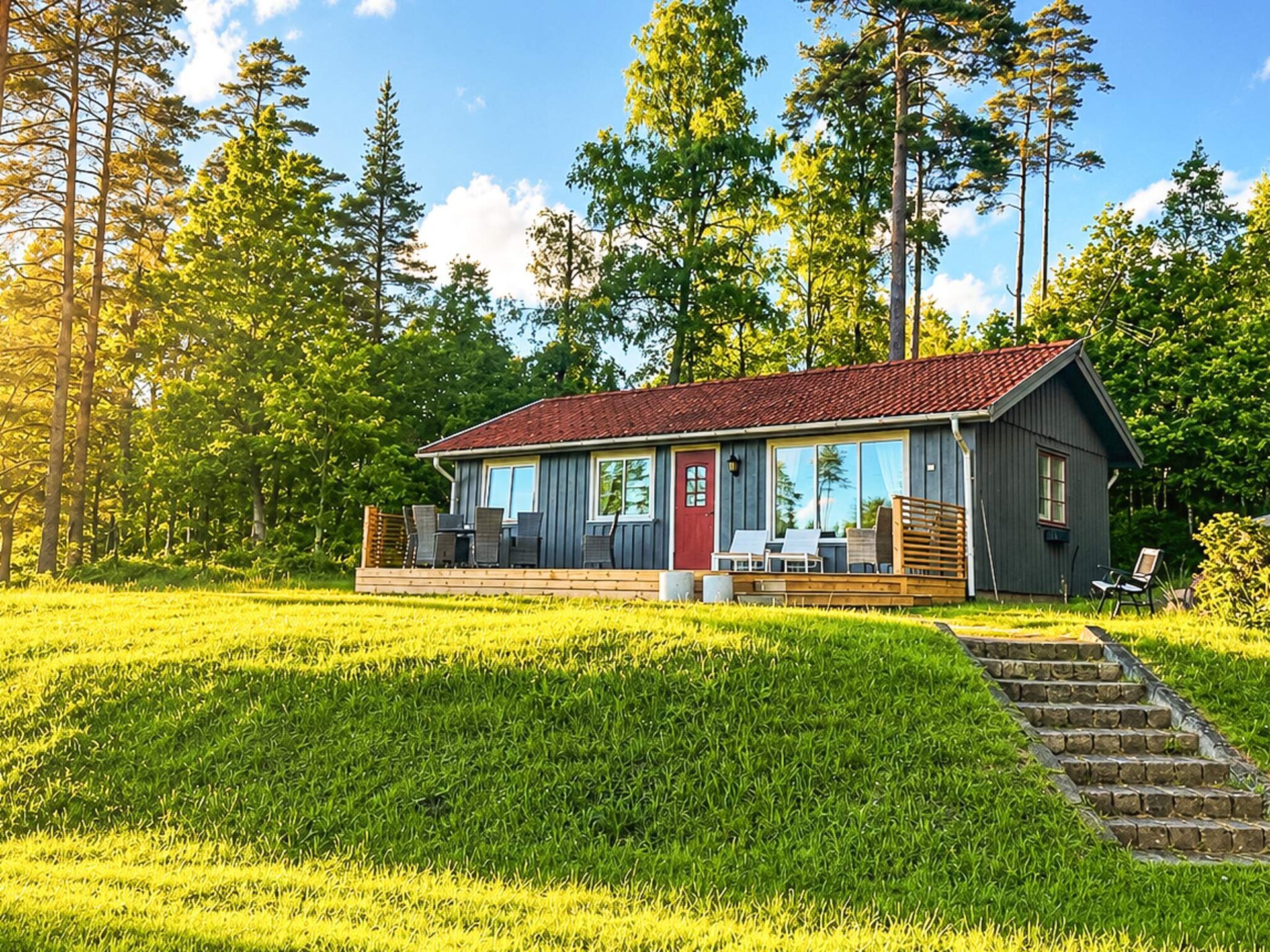 Op 300 m van het meer: sfeervol vakantiehuis in Håcksvik · 5 pers. - foto 2