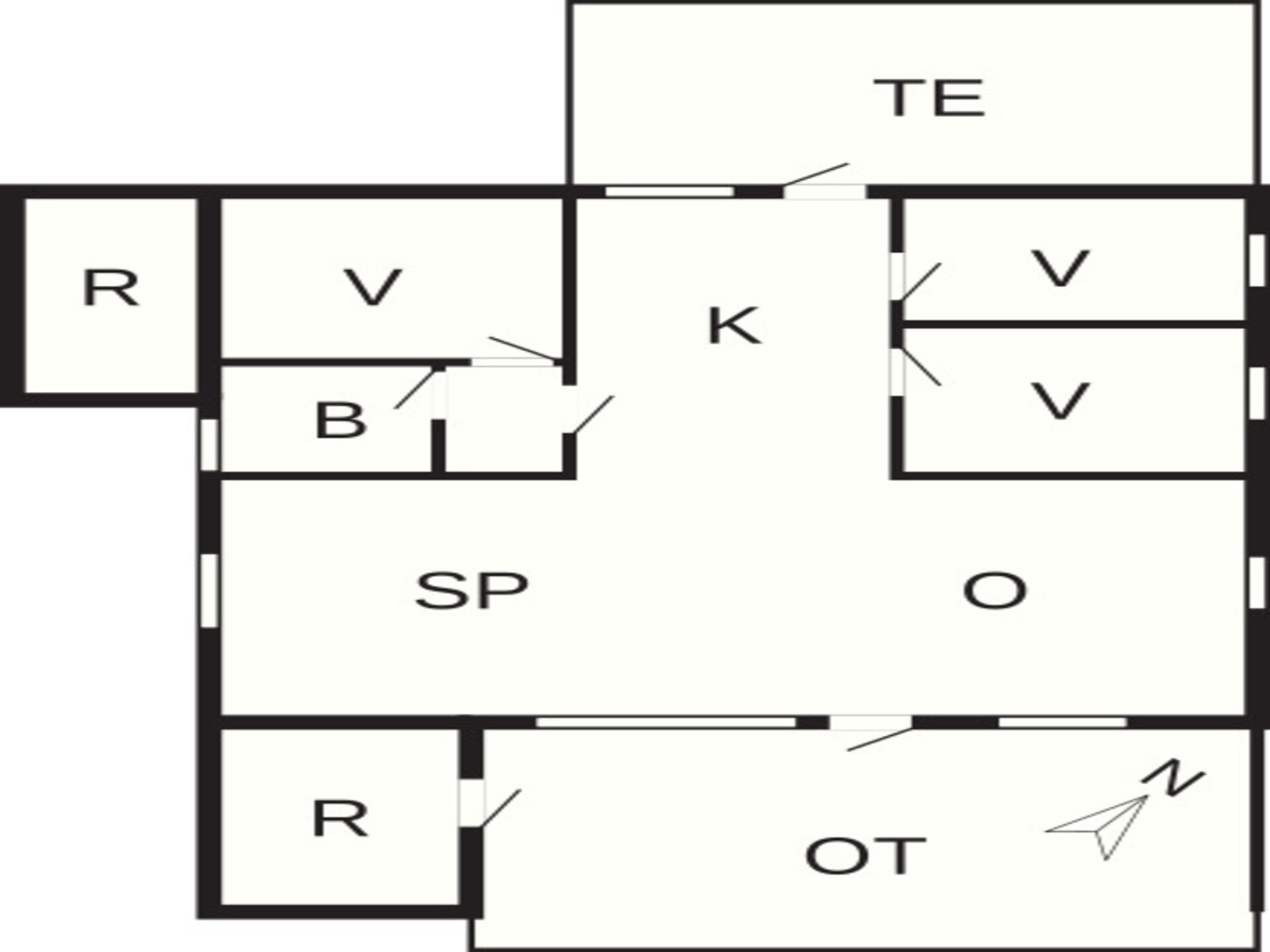 Vrijstaand vakantiehuis in Væggerløse, 900m van zee, 3 slaapkamers - foto 41