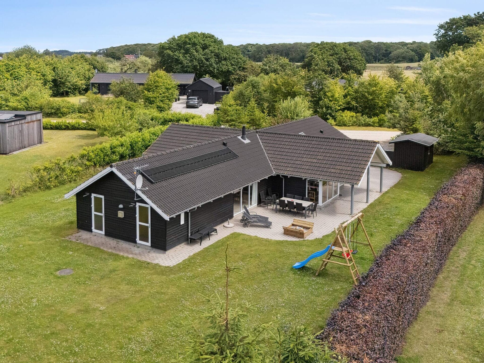 Ruim vakantiehuis voor 14 personen met privé-zwembad op 500m van zee in Ebeltoft - foto 1