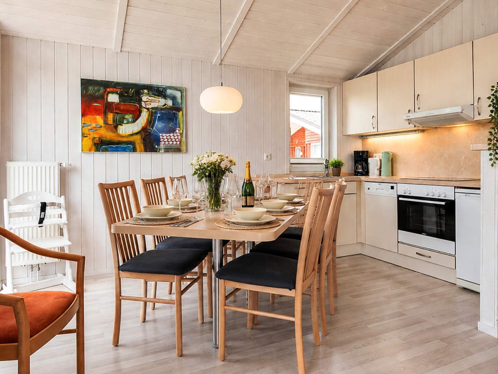 Aan zee: Licht vakantiehuis in Scandinavische stijl in Grömitz · 52 m² - foto 8