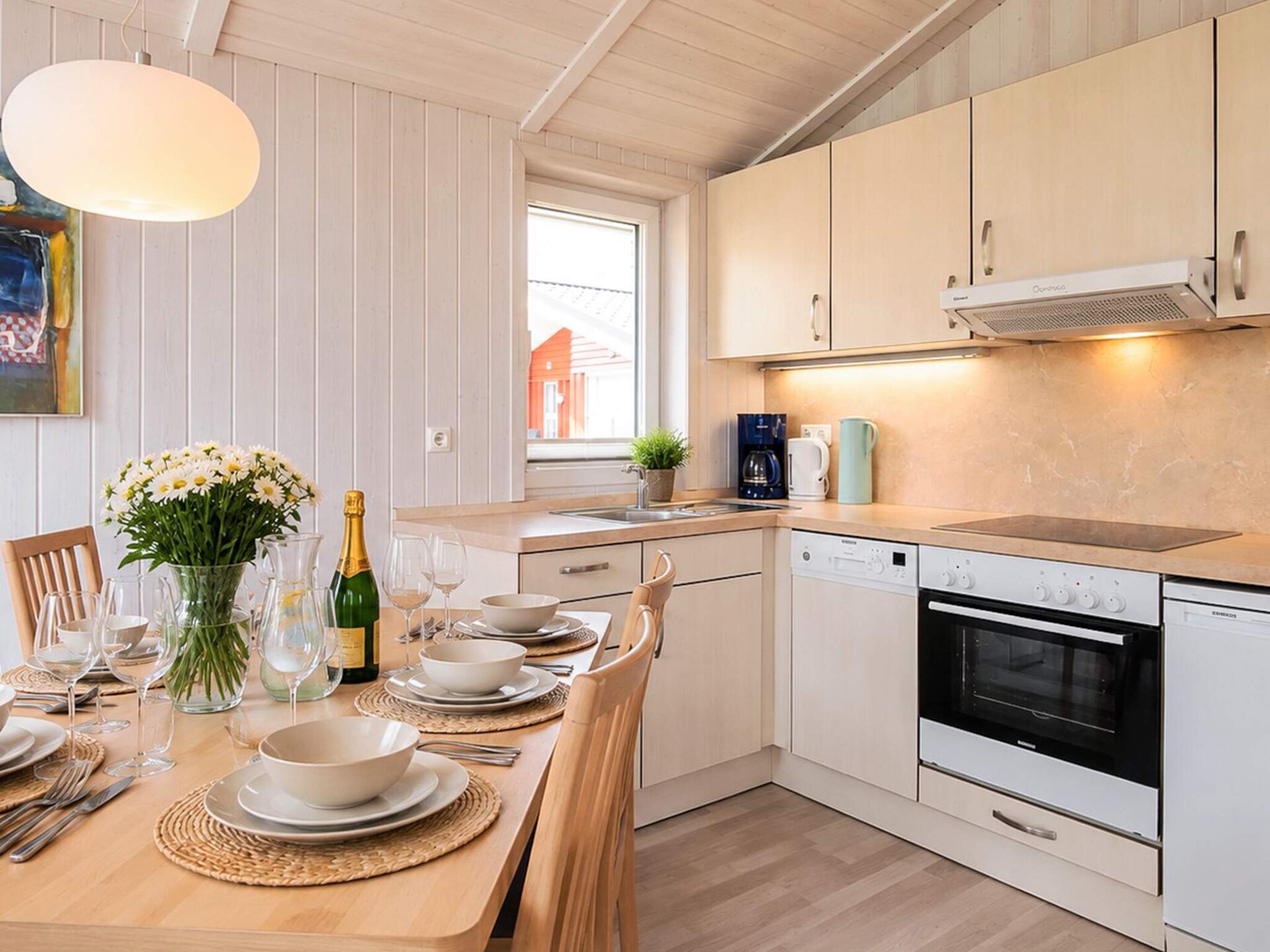 Aan zee: Licht vakantiehuis in Scandinavische stijl in Grömitz · 52 m² - foto 10