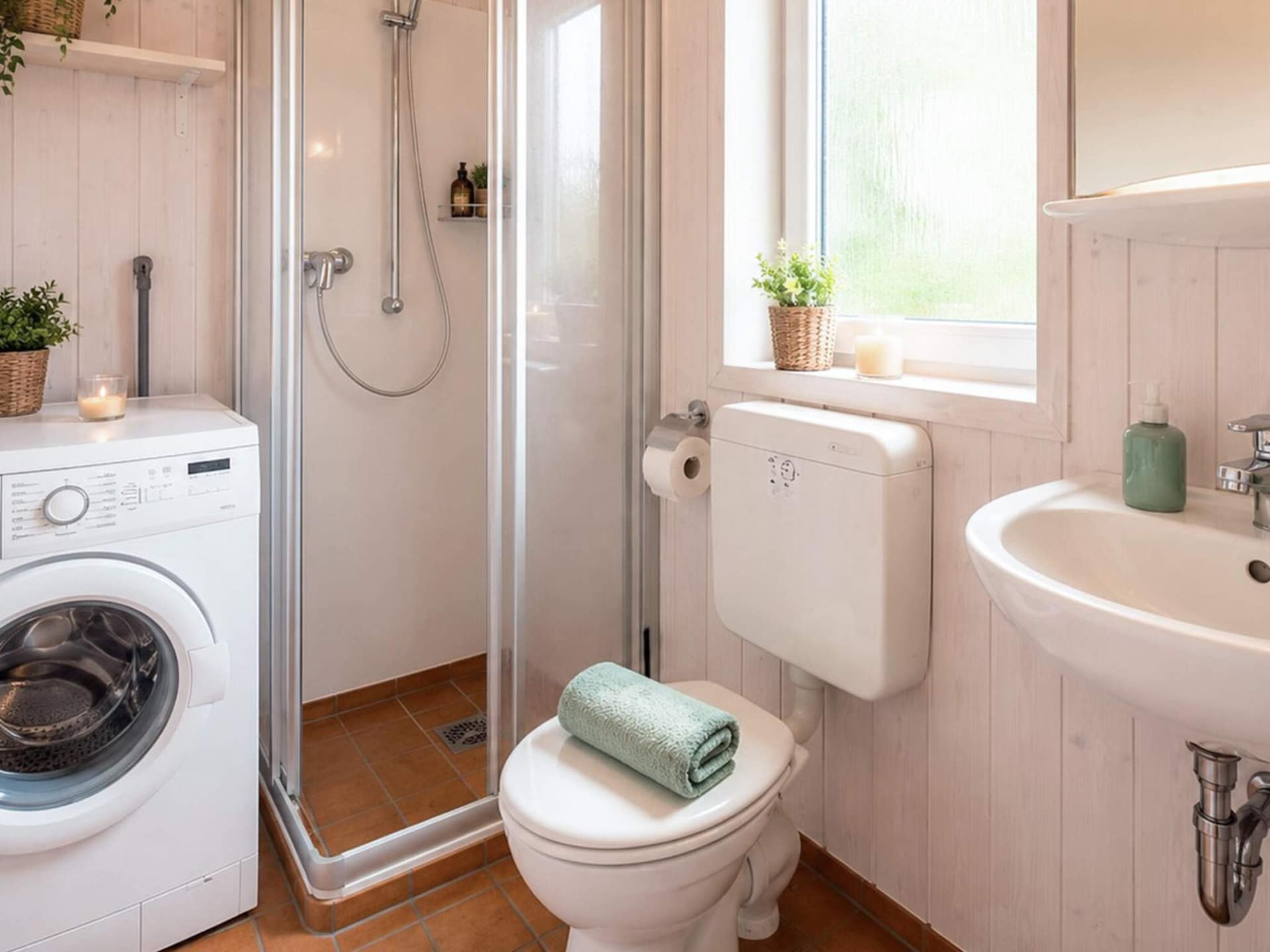 Aan zee: Licht vakantiehuis in Scandinavische stijl in Grömitz · 52 m² - foto 14