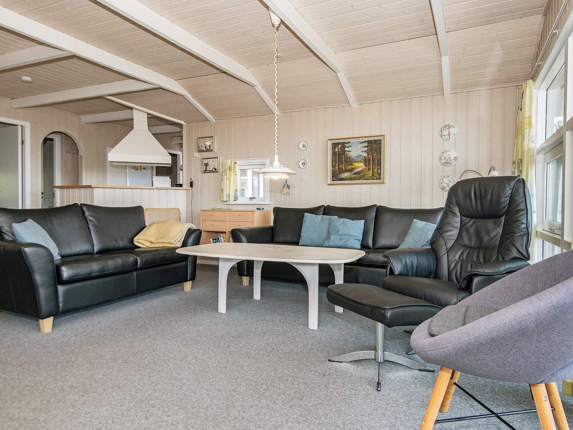 Aan zee: Ruim vakantiehuis in Sjølund met whirlpool en sauna - foto 9