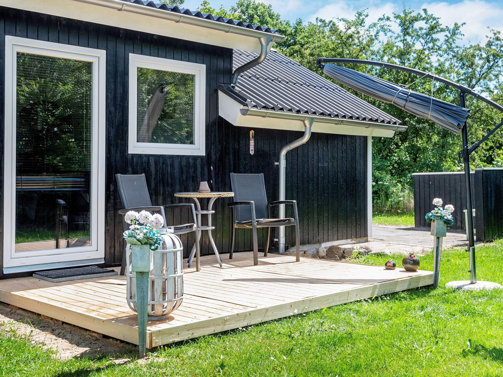 Vrijstaand vakantiehuis in Hovborg met terras en uitzicht op het groen - foto 39