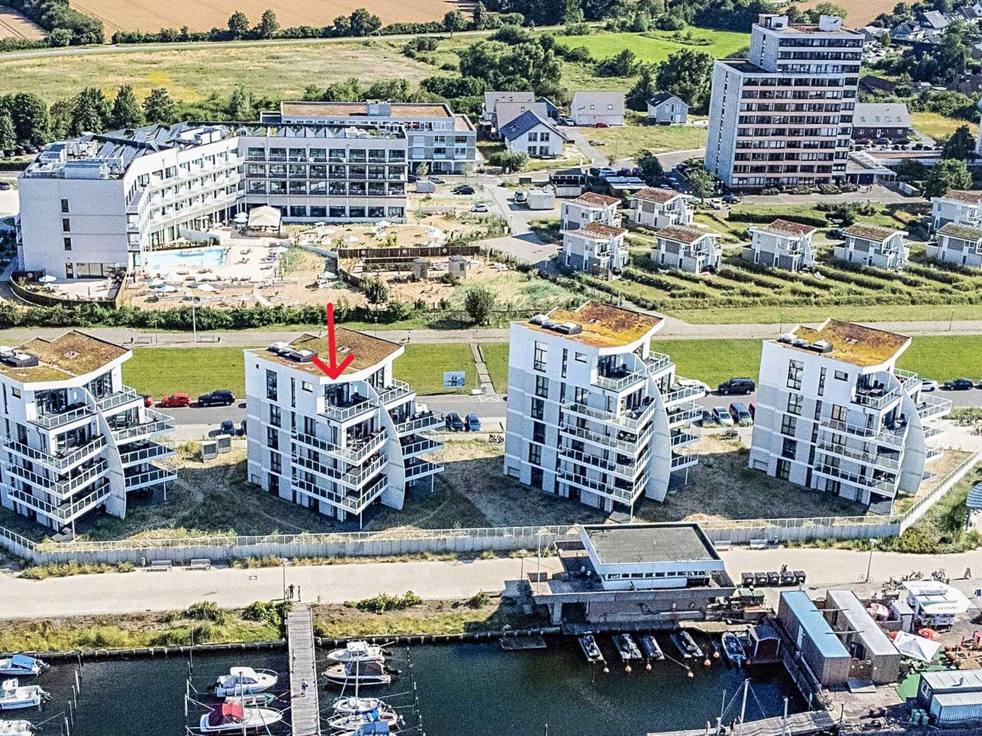 Penthouse aan de haven van Wendtorf met panoramisch zeezicht - foto 3