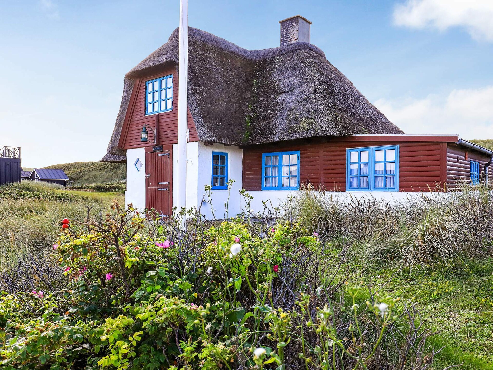 Authentiek vissershuisje met rieten dak, 70m van Noordzeestrand in Fjand - foto 41
