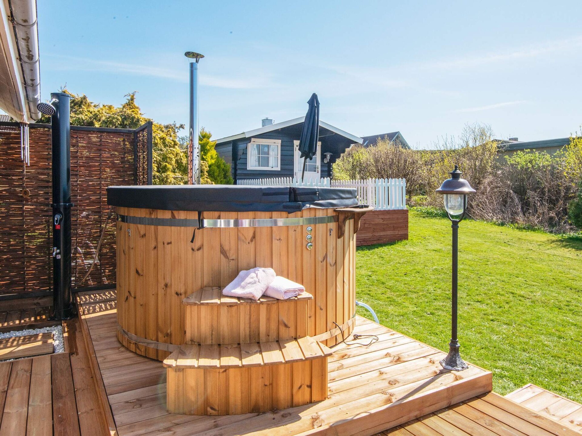 Panoramavakantiehuis met whirlpool en sauna, 300m van zee bij Knebel - foto 36
