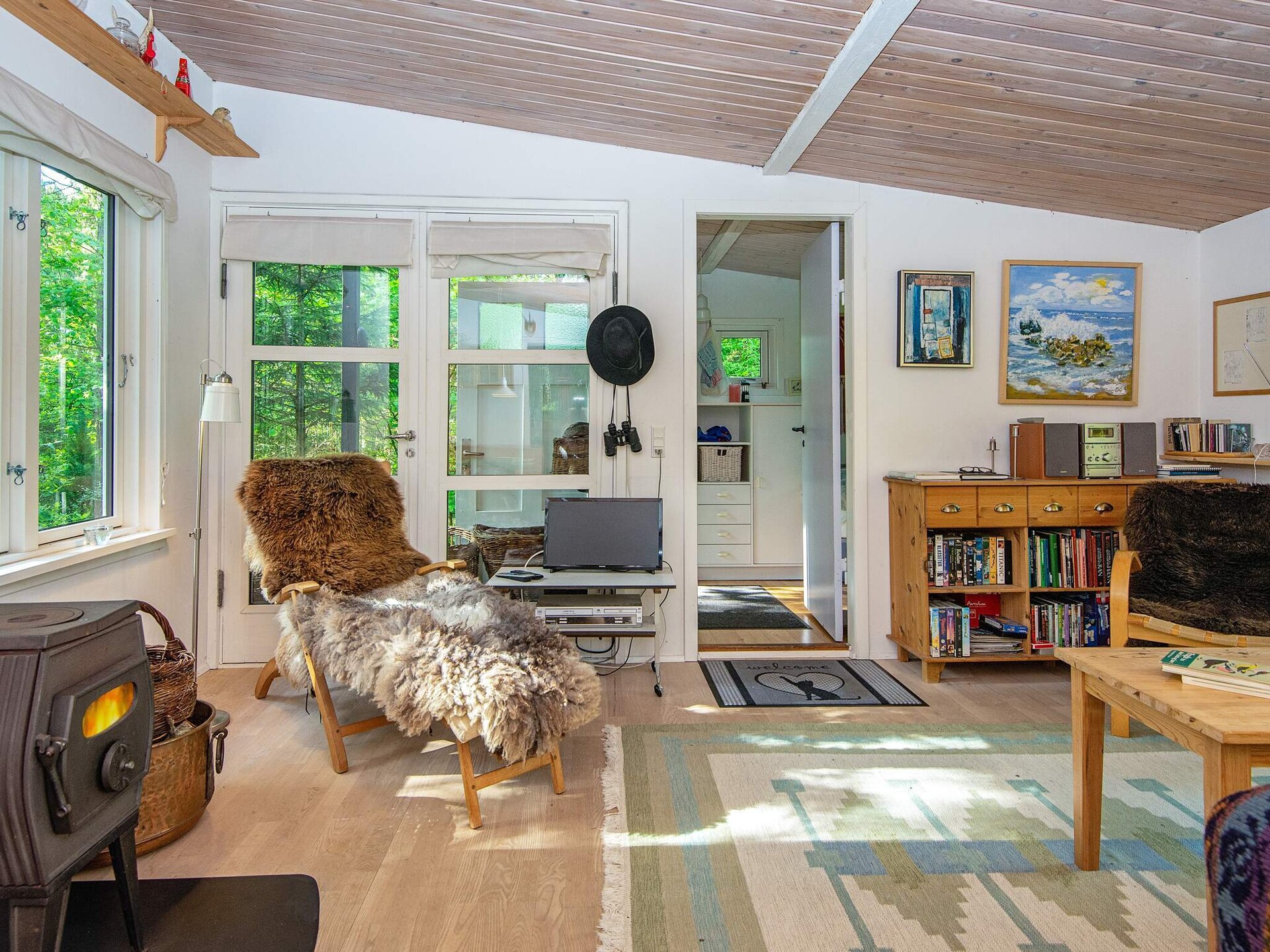 Bosrijke oase bij Bryrup: knus huis voor 4 met houtgestookte sauna - foto 17