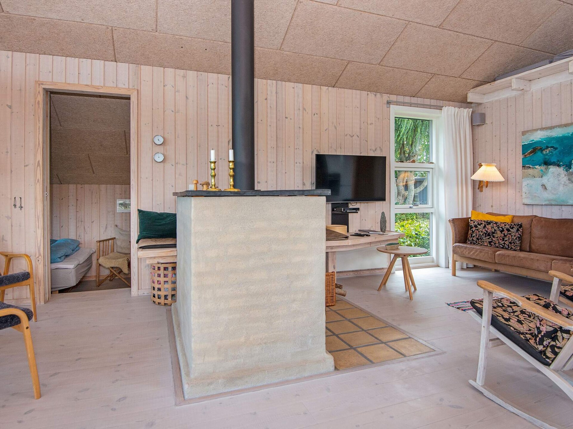 Vrijstaand vakantiehuis met Kattegat-uitzicht op 200m van zee in Glesborg - foto 19