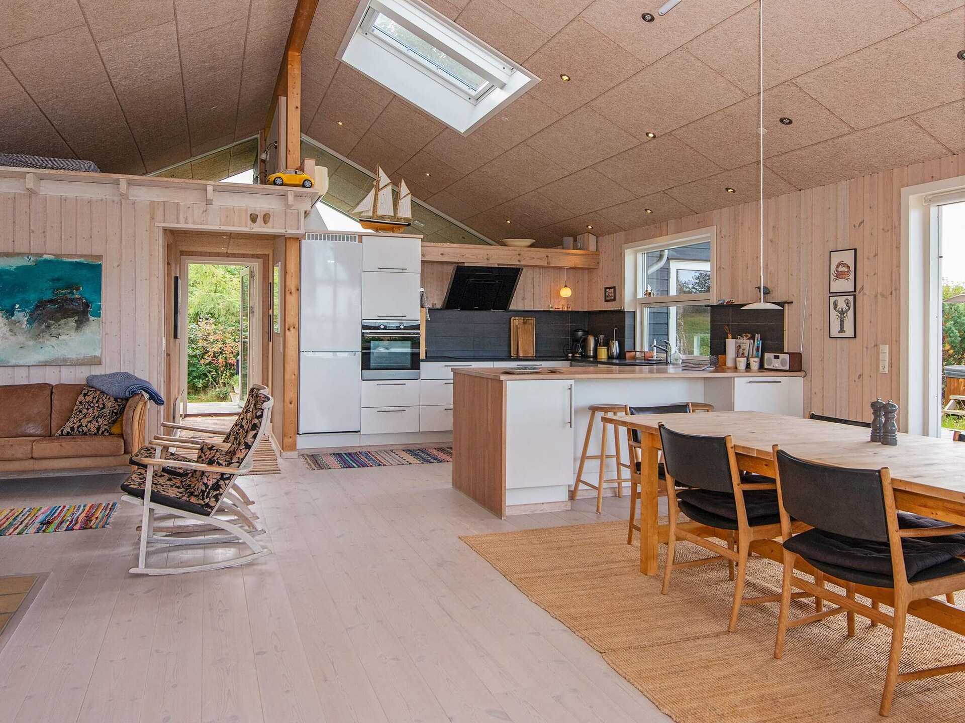 Vrijstaand vakantiehuis met Kattegat-uitzicht op 200m van zee in Glesborg - foto 22