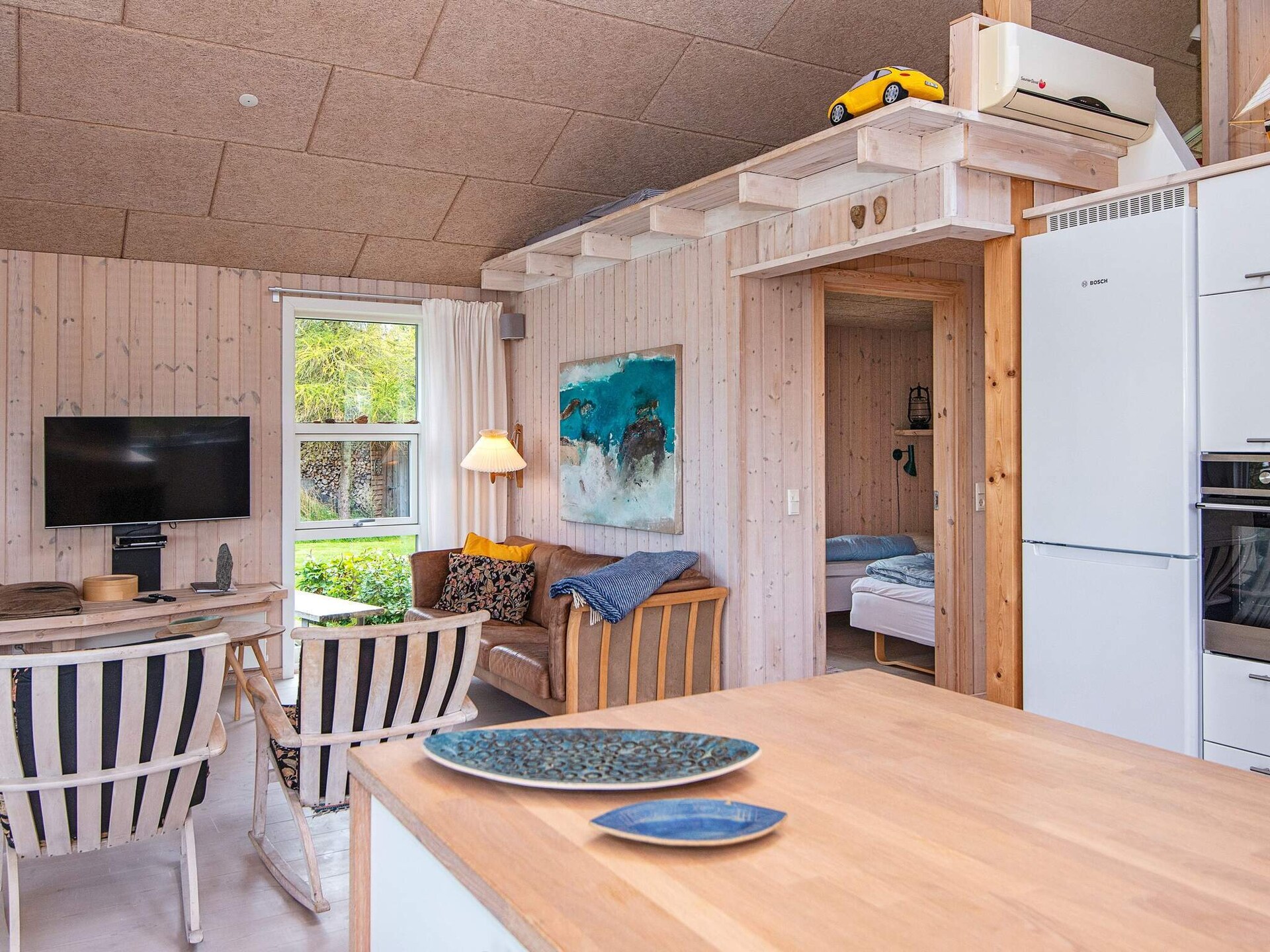 Vrijstaand vakantiehuis met Kattegat-uitzicht op 200m van zee in Glesborg - foto 25