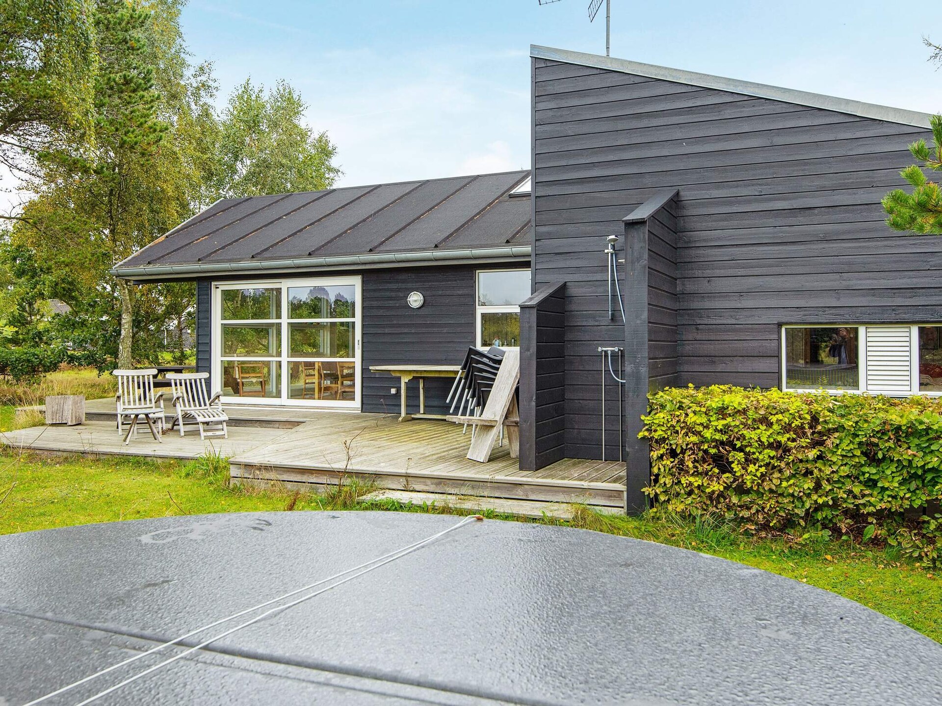 Vrijstaand vakantiehuis met Kattegat-uitzicht op 200m van zee in Glesborg - foto 40