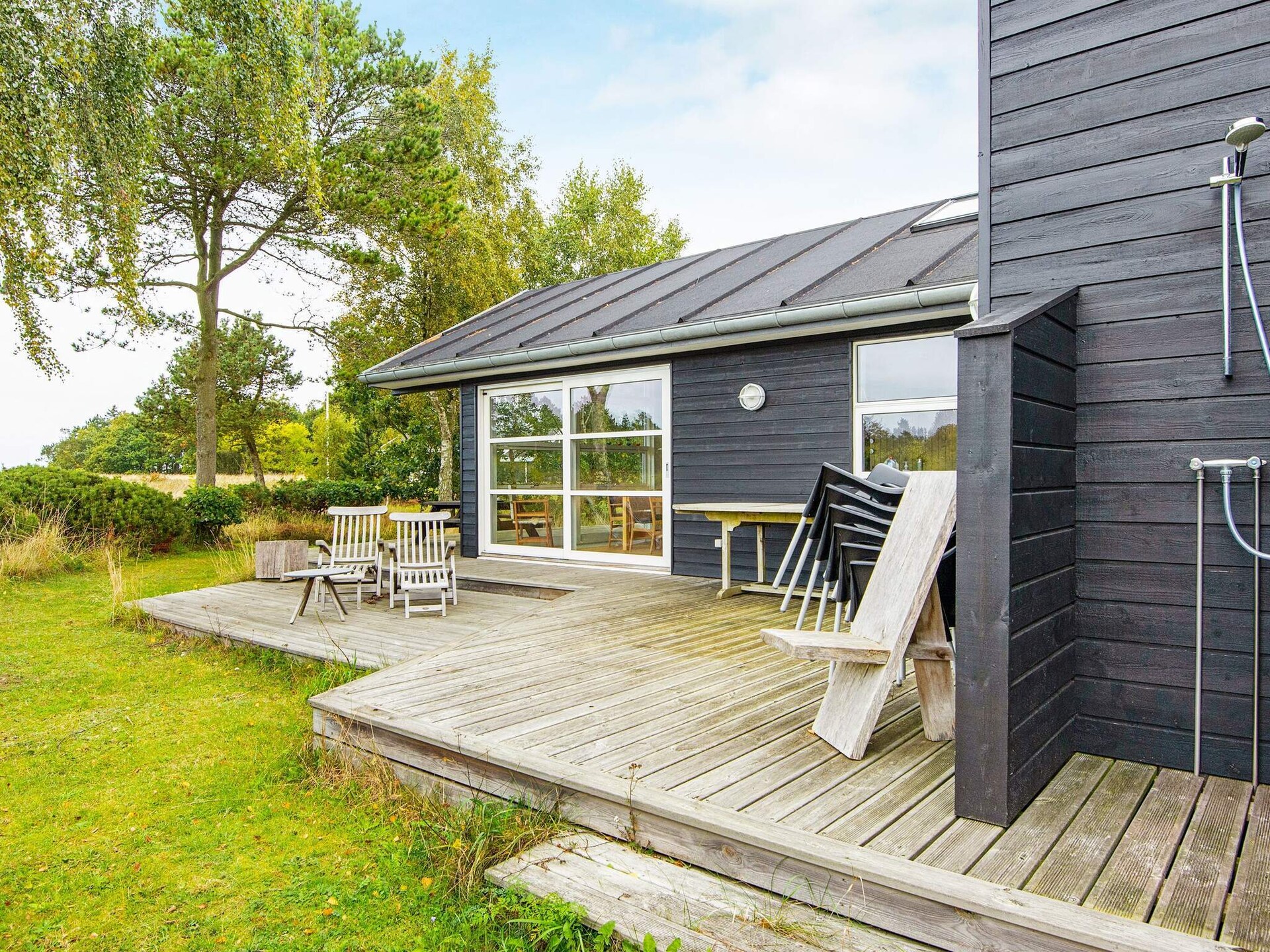 Vrijstaand vakantiehuis met Kattegat-uitzicht op 200m van zee in Glesborg - foto 41