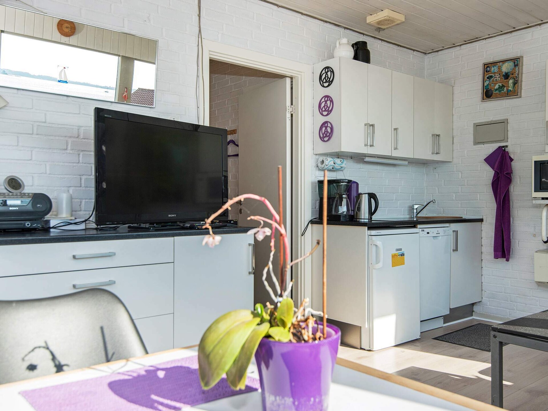 Appartement aan zee in Gråsten met privé strandtoegang en uitzicht op de Flensburger Fjord - foto 12