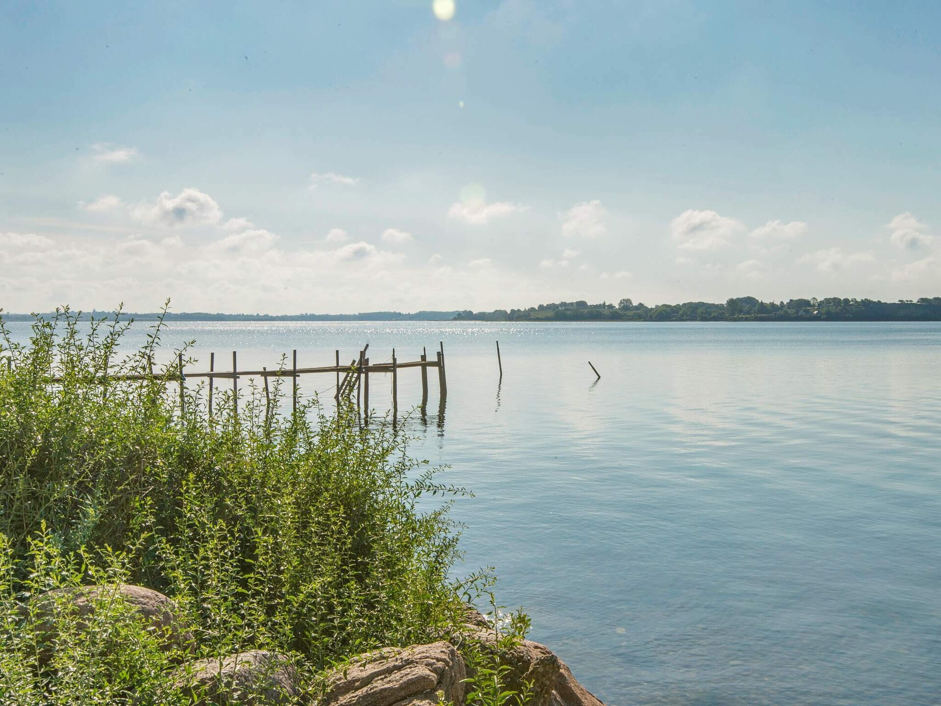 Appartement aan zee in Gråsten met privé strandtoegang en uitzicht op de Flensburger Fjord - foto 17