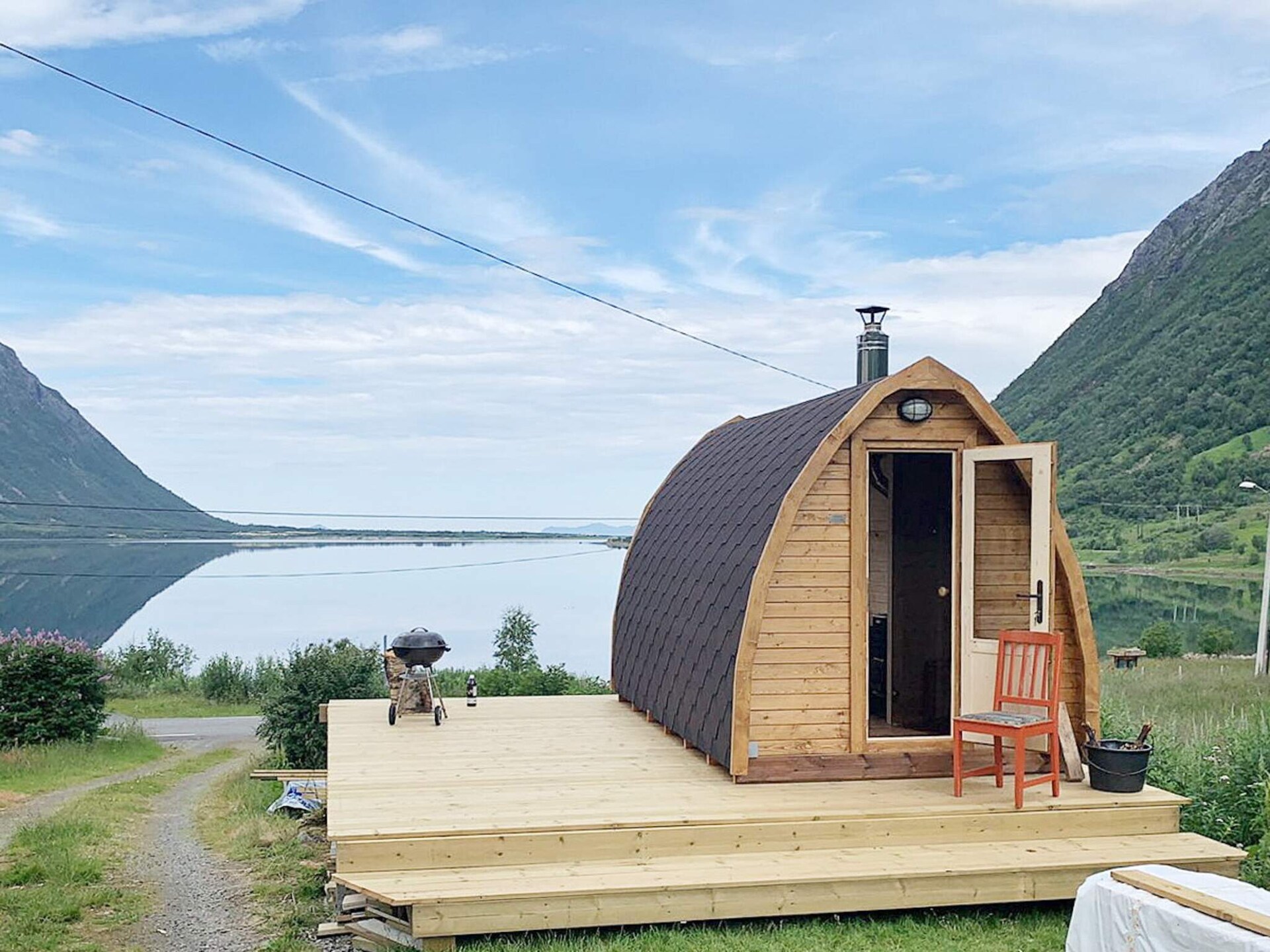 Vakantiehuis met panoramisch fjordzicht en sauna bij Laupstad, Lofoten - foto 17