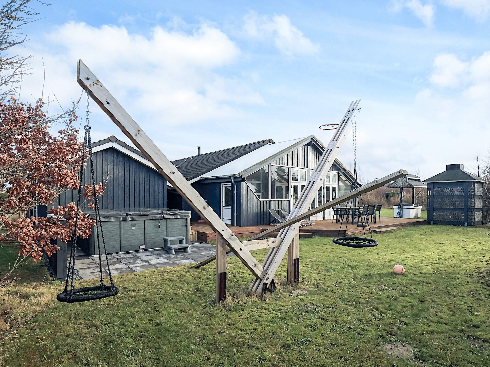Luxe vrijstaand vakantiehuis met sauna, whirlpool en activiteitenruimte nabij Blokhus - foto 41