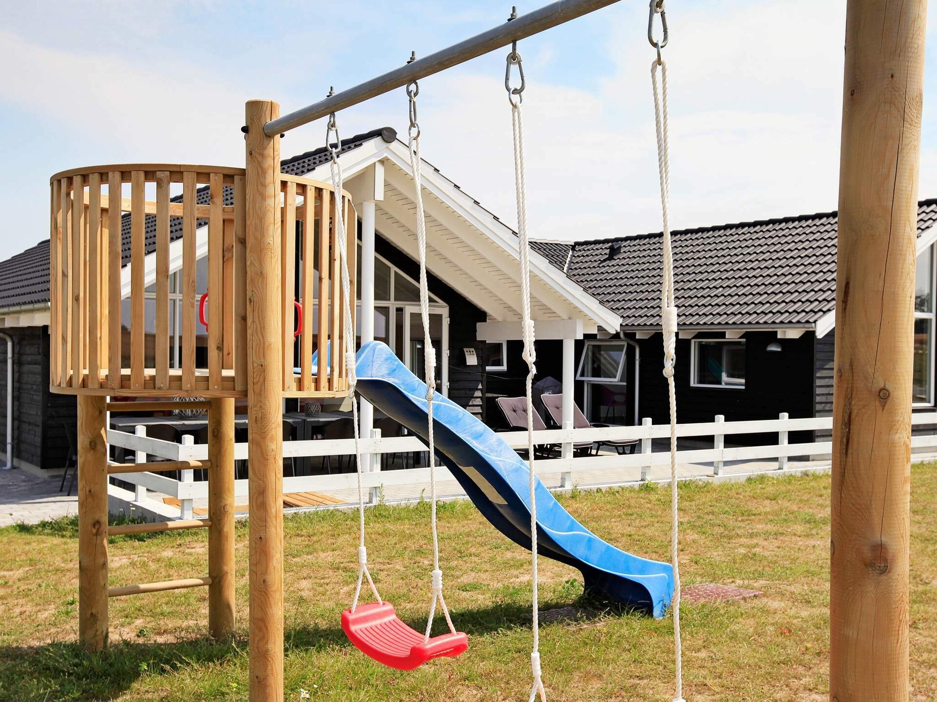 Vrijstaand vakantiehuis met zwembad en wellness op 900m van zee in Bogense - foto 33
