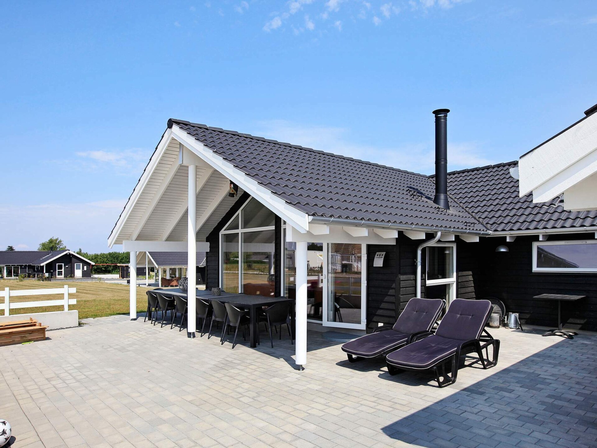 Vrijstaand vakantiehuis met zwembad en wellness op 900m van zee in Bogense - foto 35