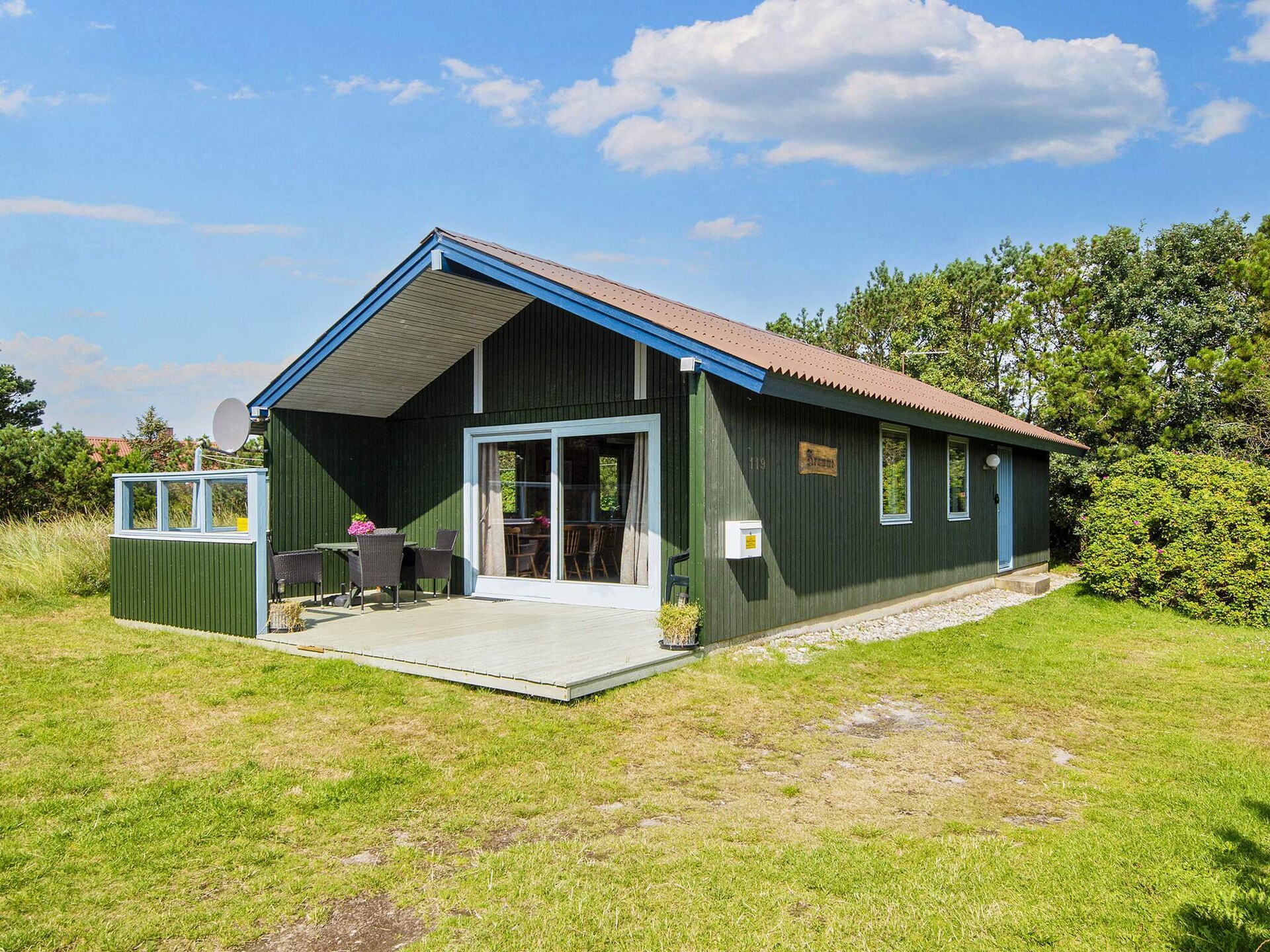 Vrijstaand vakantiehuis bij Ringkøbing, 850m van de Noordzee - foto 1