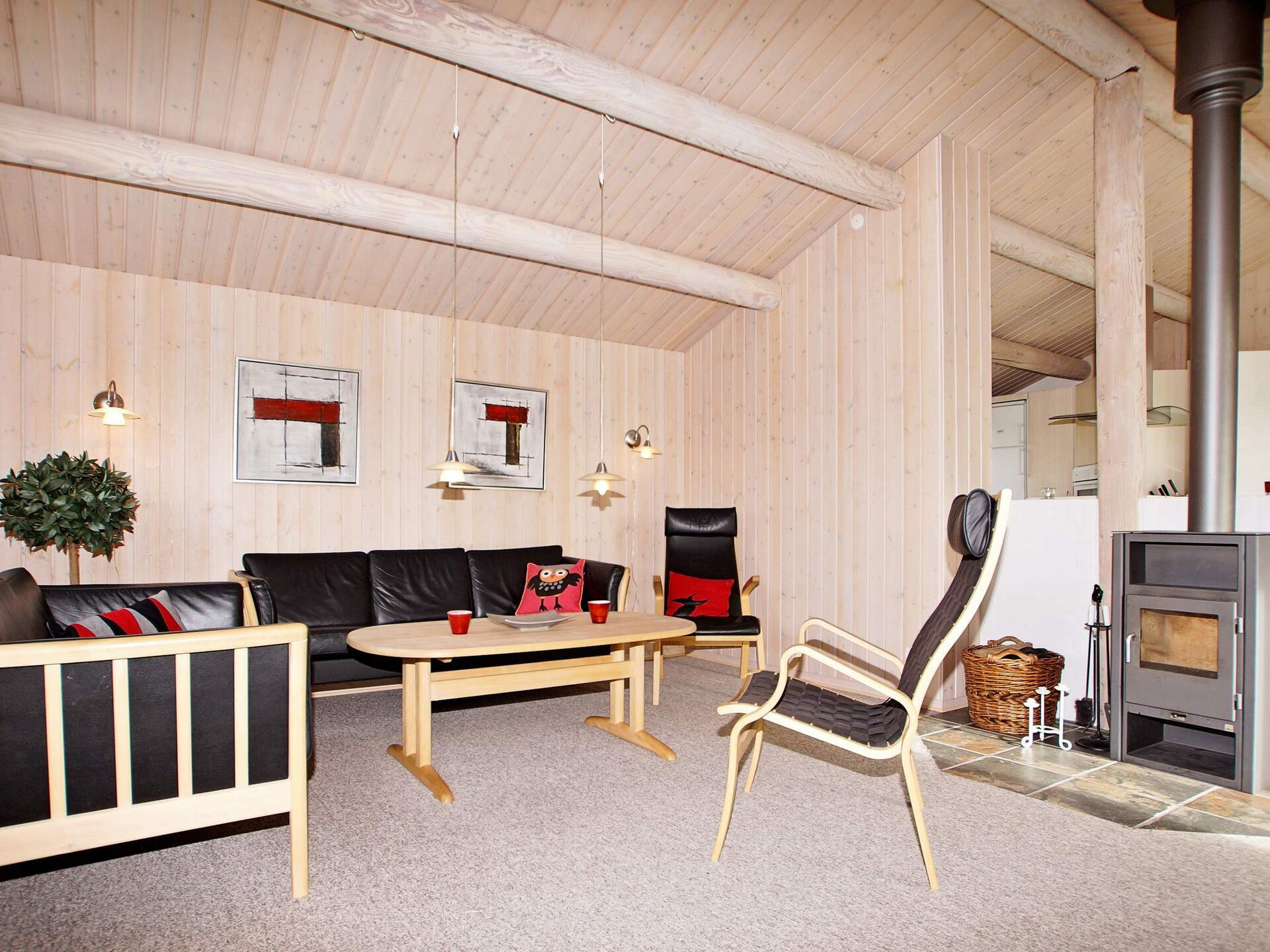 Licht vakantiehuis met sauna & whirlpool op 700m van Ringkøbing Fjord - foto 29