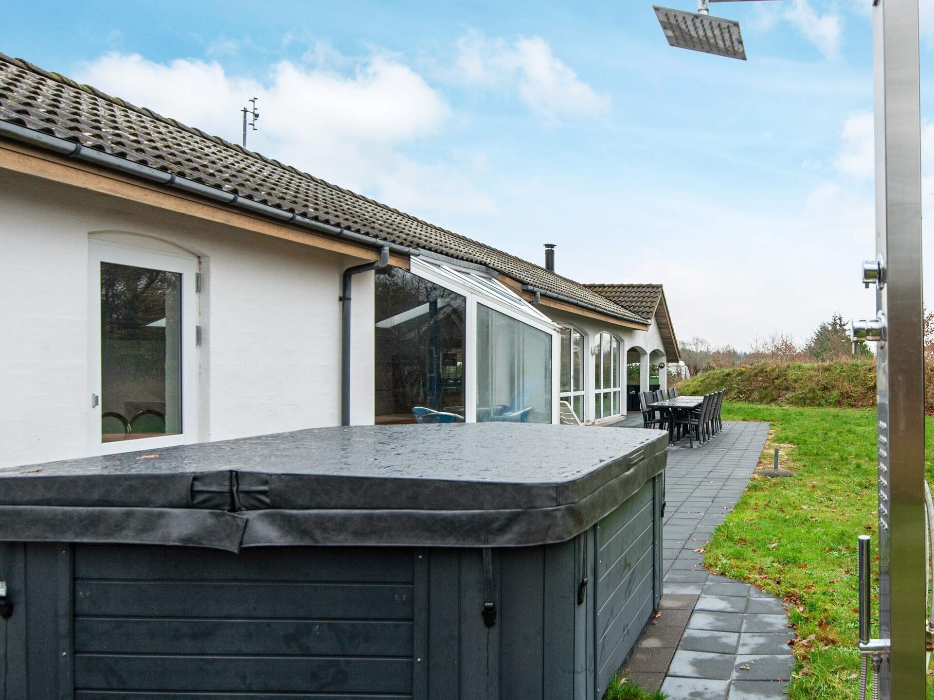 Ruim vakantiehuis voor 12 met privézwembad en sauna bij Henne Strand - foto 35