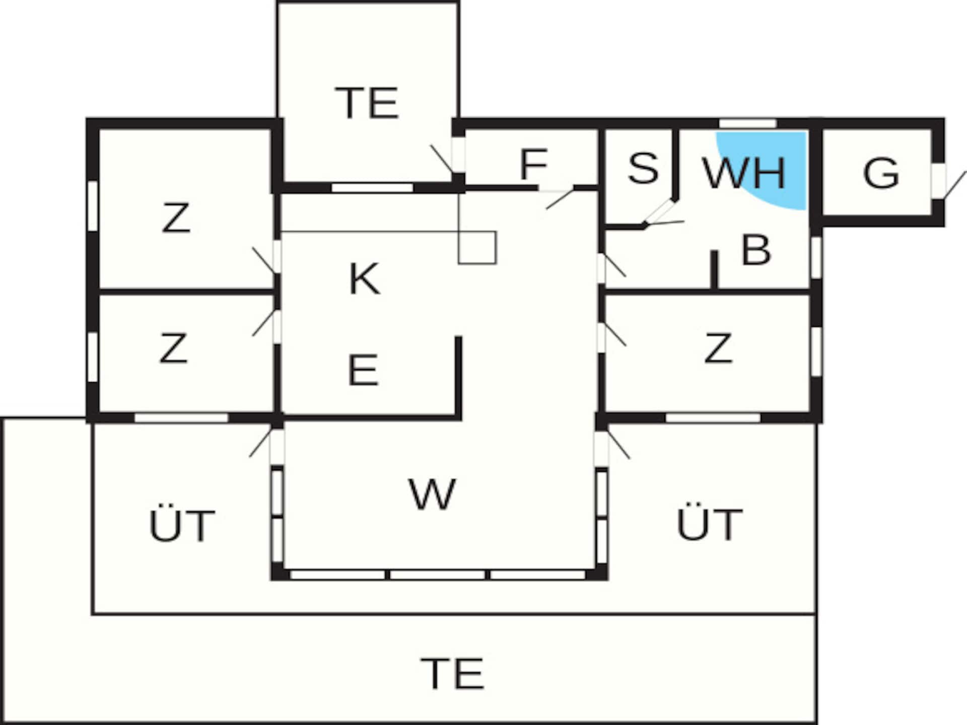 Op 300 m van zee: Licht vakantiehuis in Pandrup voor 8 personen - foto 37
