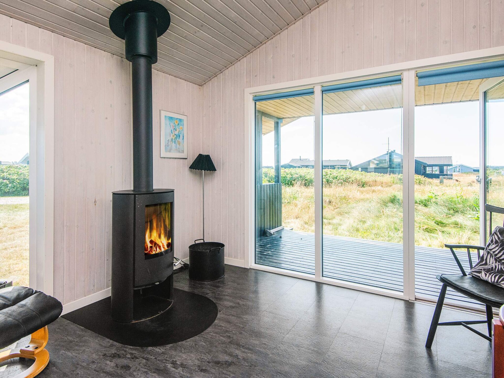 Licht vakantiehuis met zeezicht op 200 meter van Nørlev Strand - foto 24