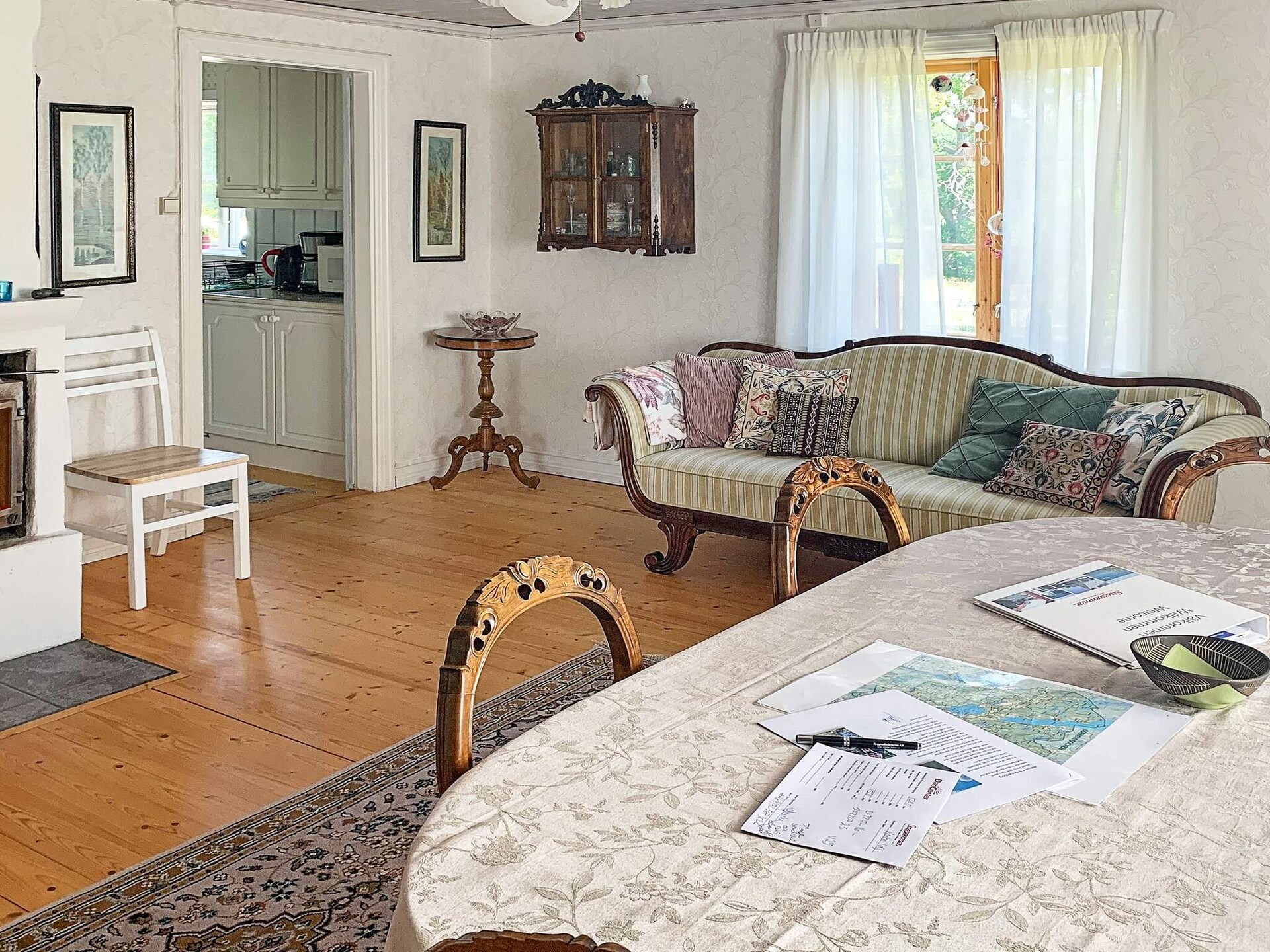 Traditioneel Zweedse woning met veranda en houtkachel nabij Västervik - foto 9