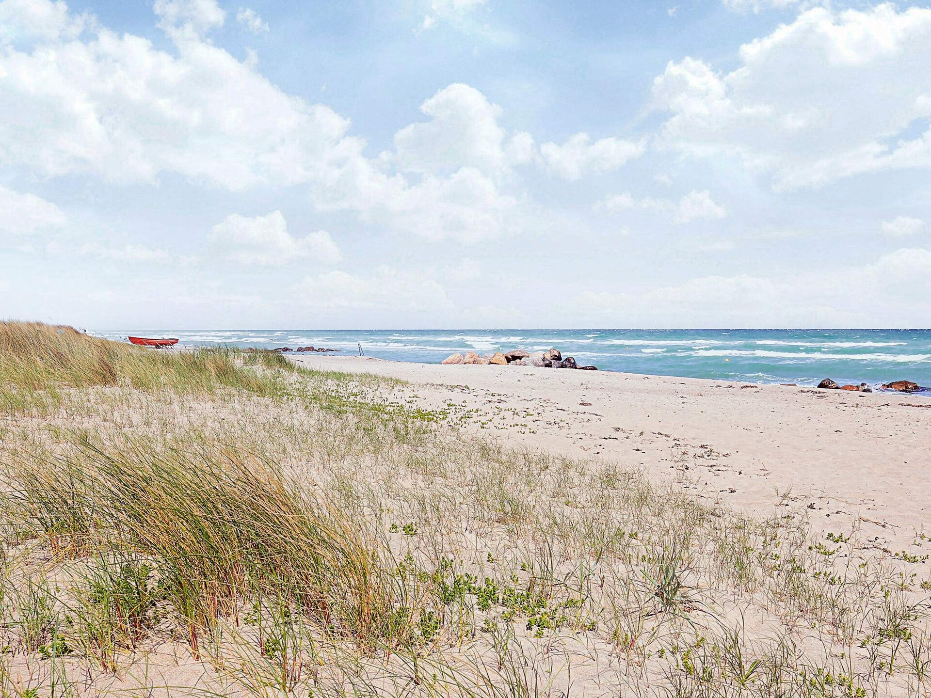Vrijstaand vakantiehuis direct aan het strand van Hasmark met panoramisch waterzicht - foto 11
