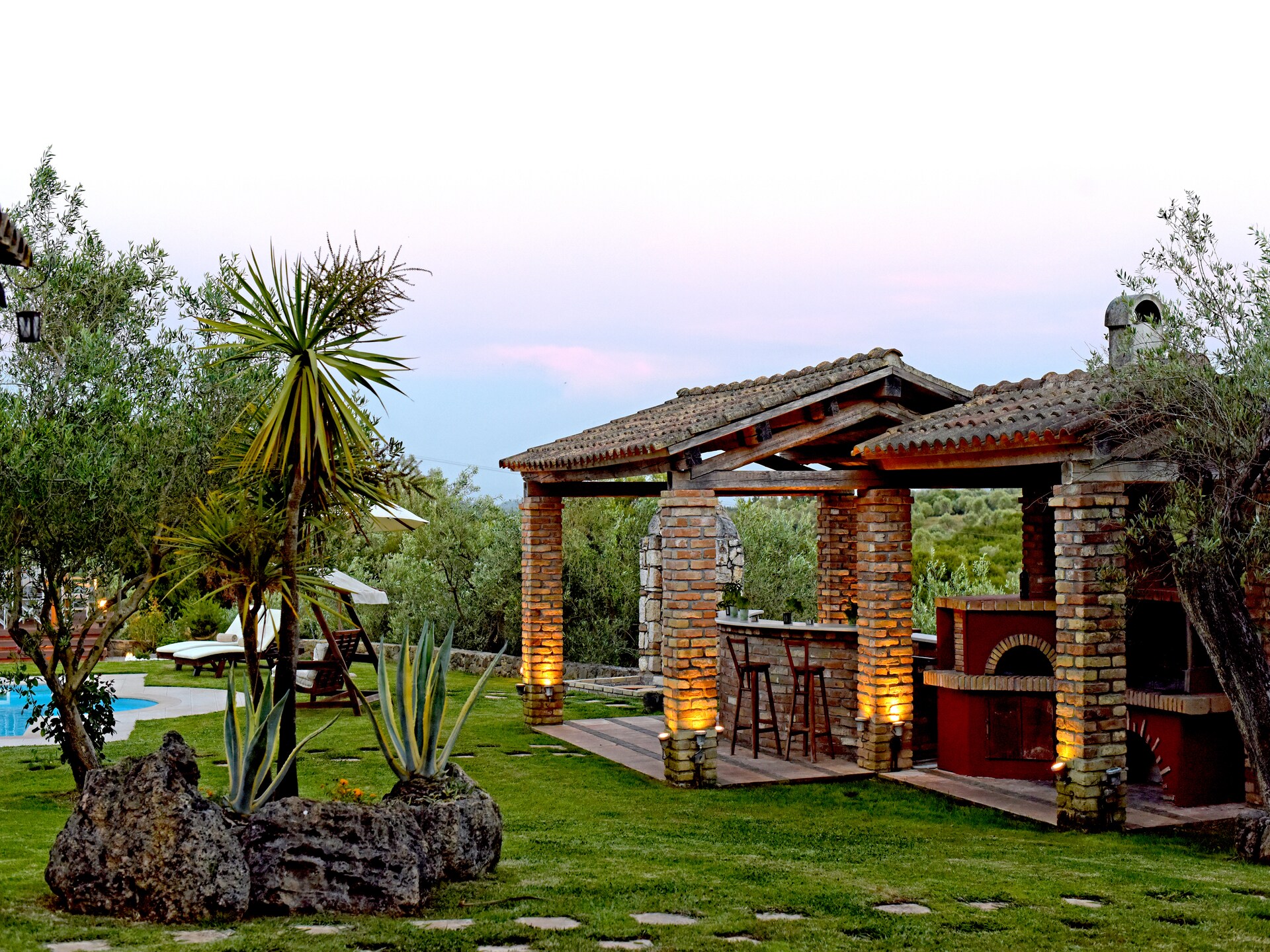 Exclusieve villa met panoramisch uitzicht op Corfu-stad en privézwembad - foto 20