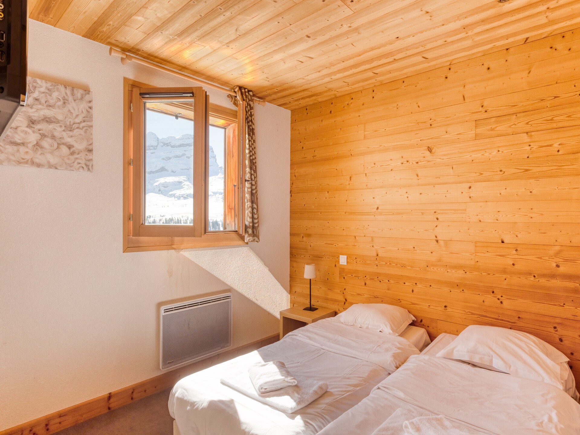 Appartement 6 pers. in Flaine, direct aan de piste met zwembad & sauna - foto 13