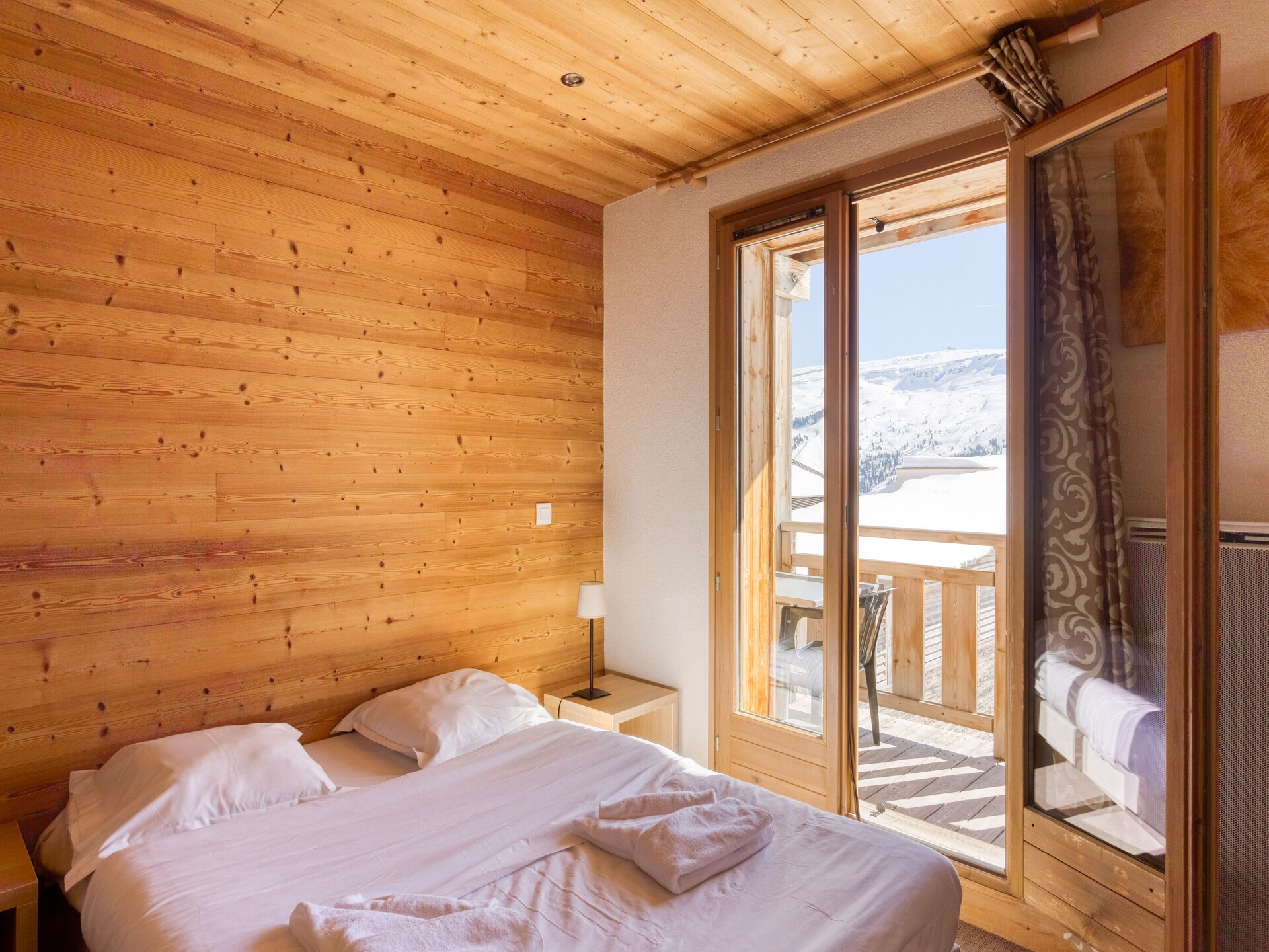 Appartement 6 pers. in Flaine, direct aan de piste met zwembad & sauna - foto 14