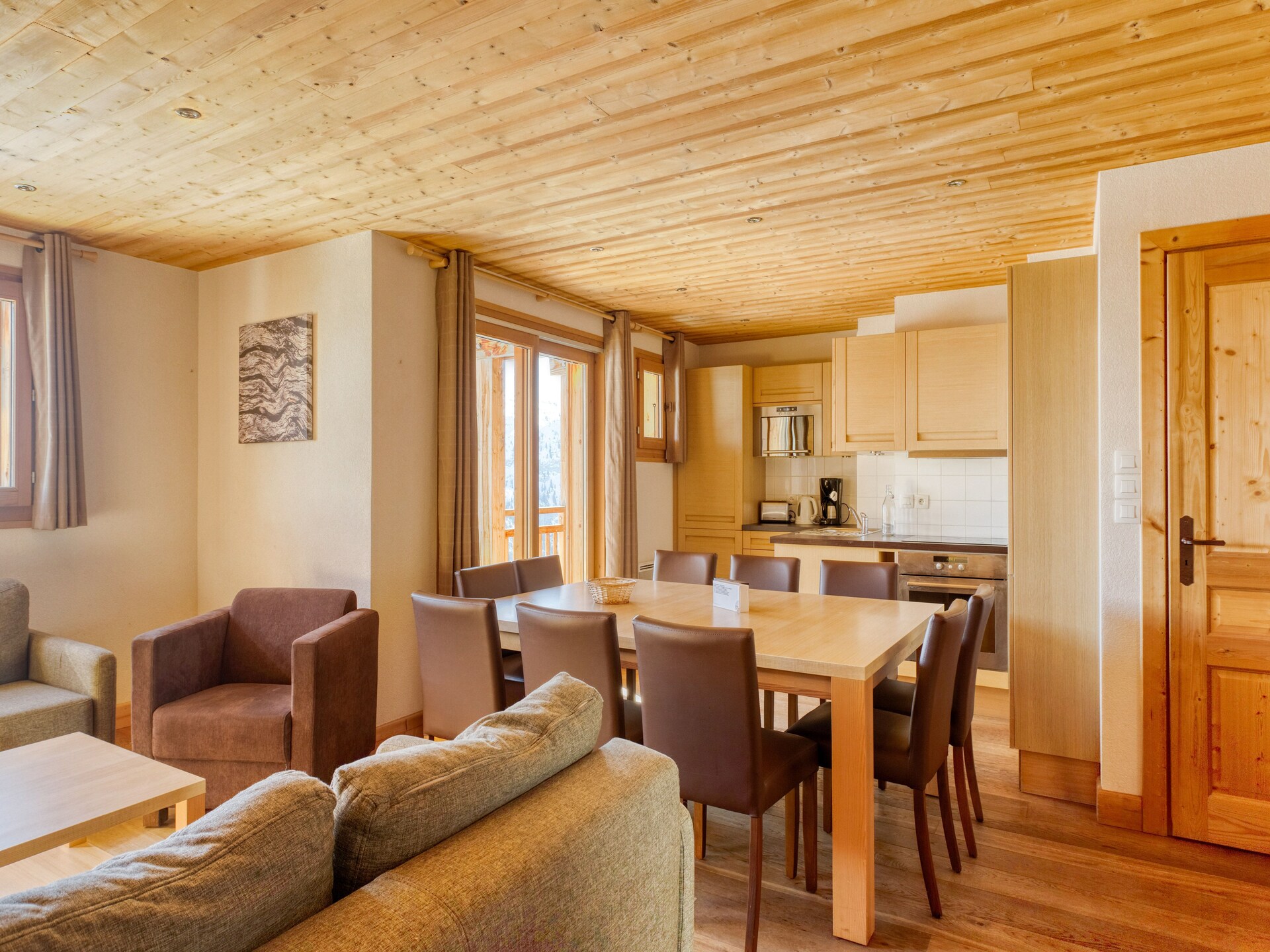 Ruim 4-slaapkamer appartement in Flaine, direct aan de piste voor 10 personen - foto 3