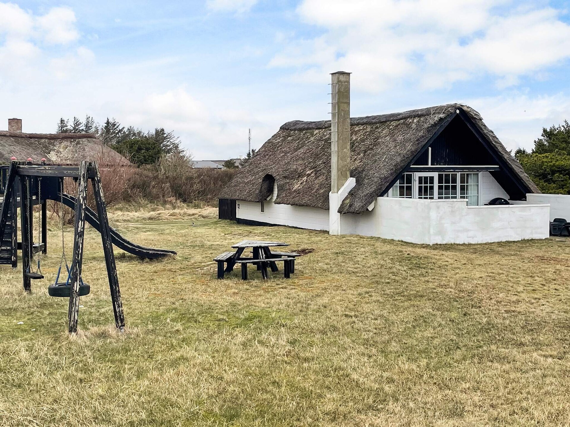 Rietgedekt vakantiehuis op natuurrijk perceel bij Ringkøbing, 1 km van zee - foto 5