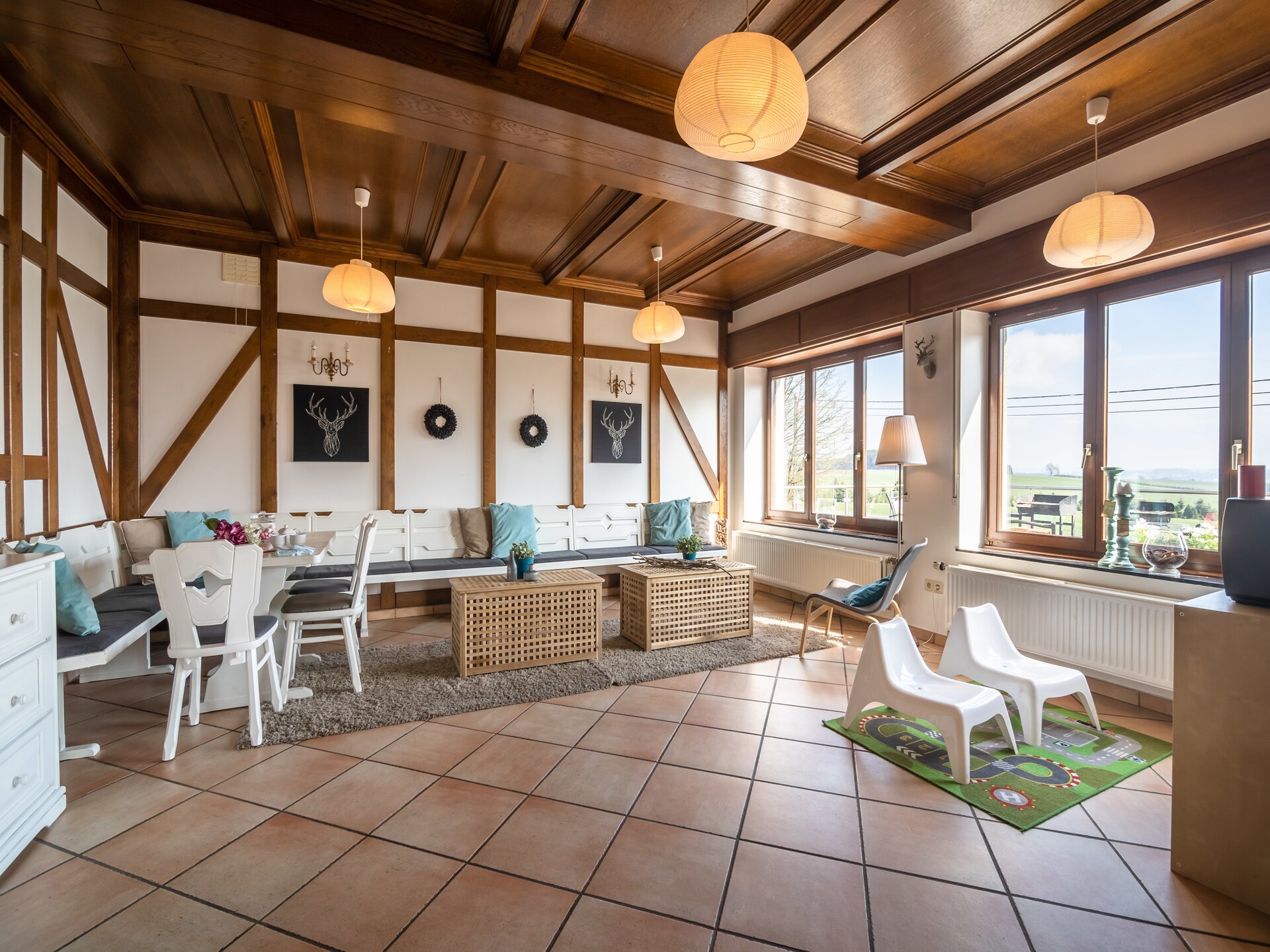 Groots vakantiehuis voor 33 personen met bar en tuin aan de golfbaan in Gouvy - foto 8